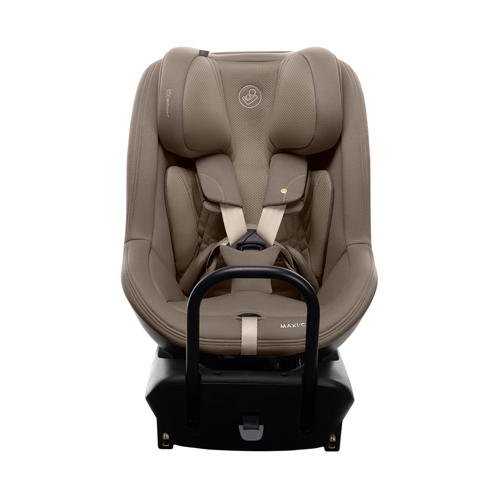 Reboarder 0-18 kg, Gruppe 0+/1, MAXI-COSI Premium, Beige – Besonderheit: ISOFIX-Basisstation mit 360° Rotationssystem
