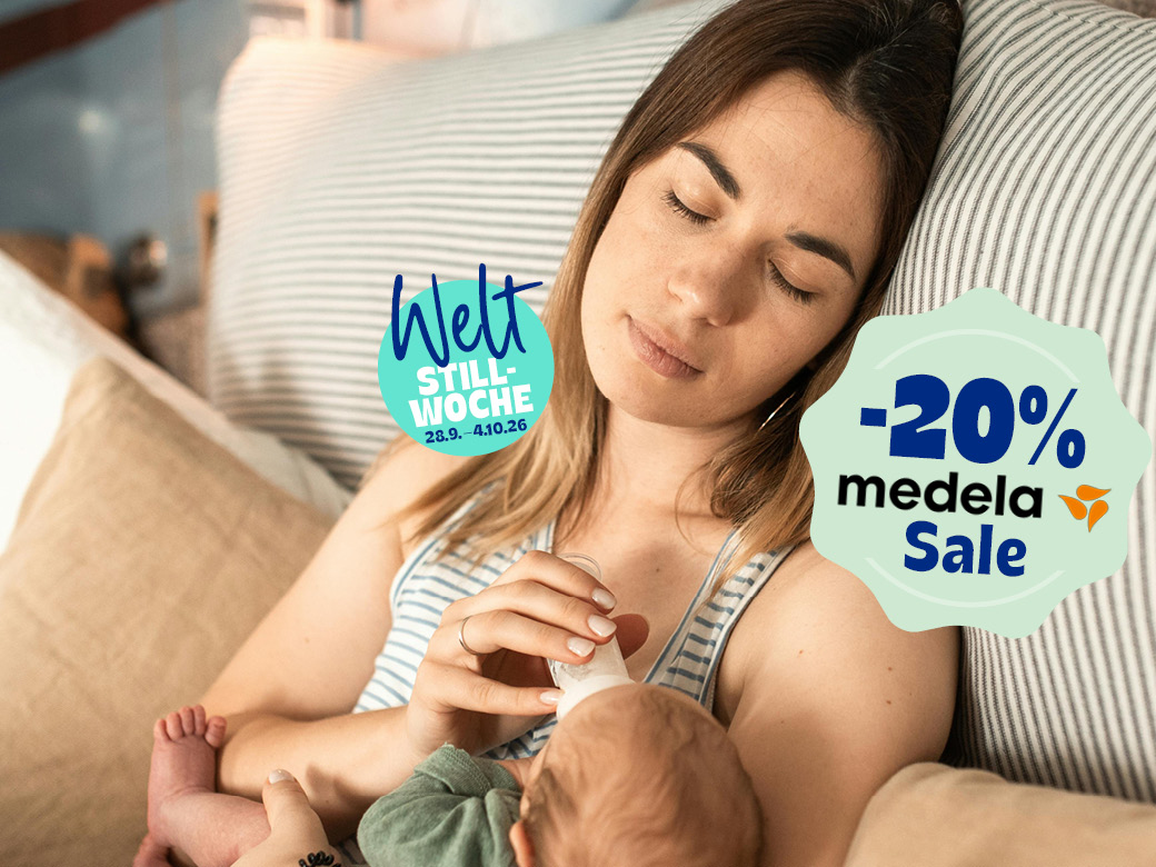 Weltstillwoche 28.09.-04.10.26. -20% medela sale