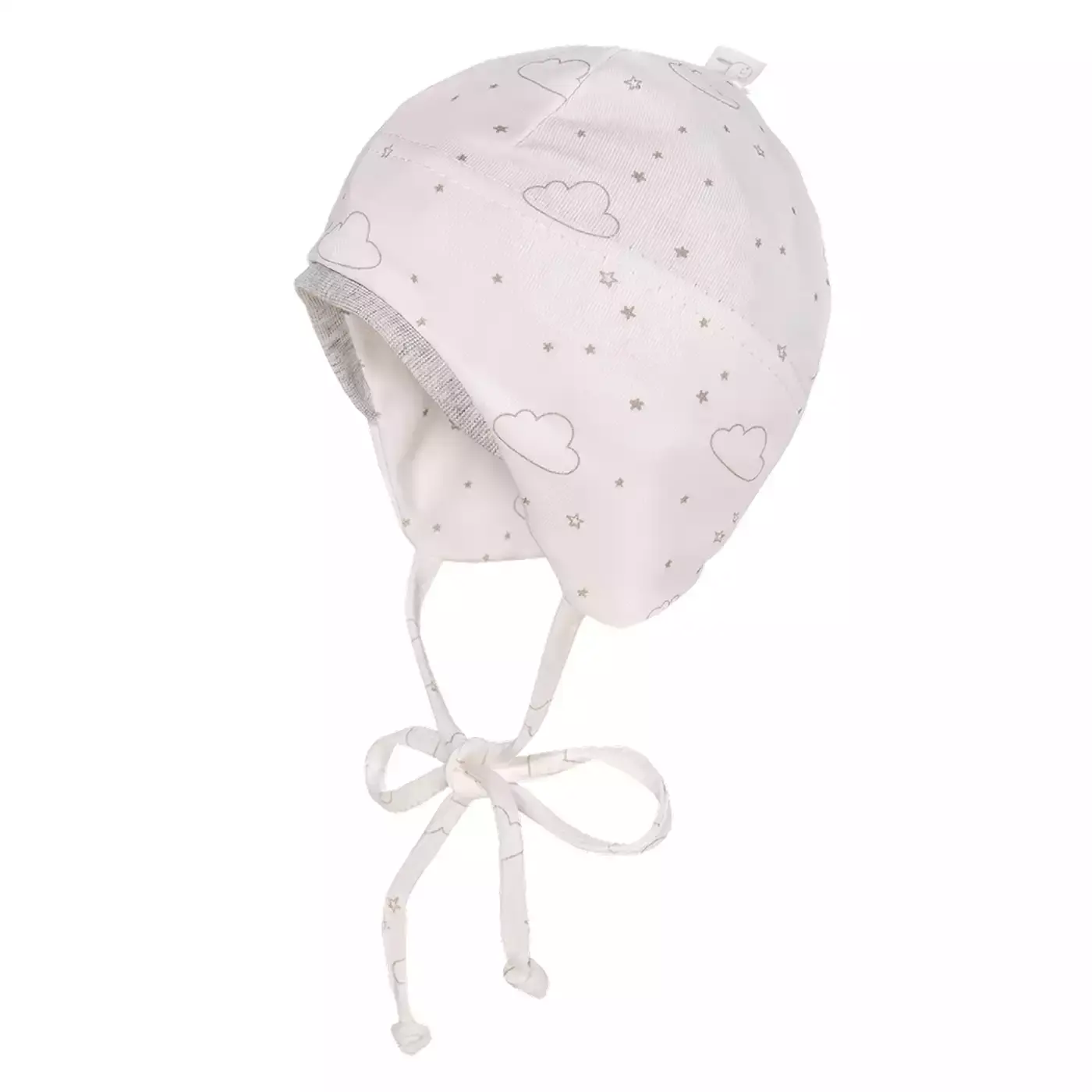 Newborn Mütze MaxiMo Grau Weiß 2001580175605 3