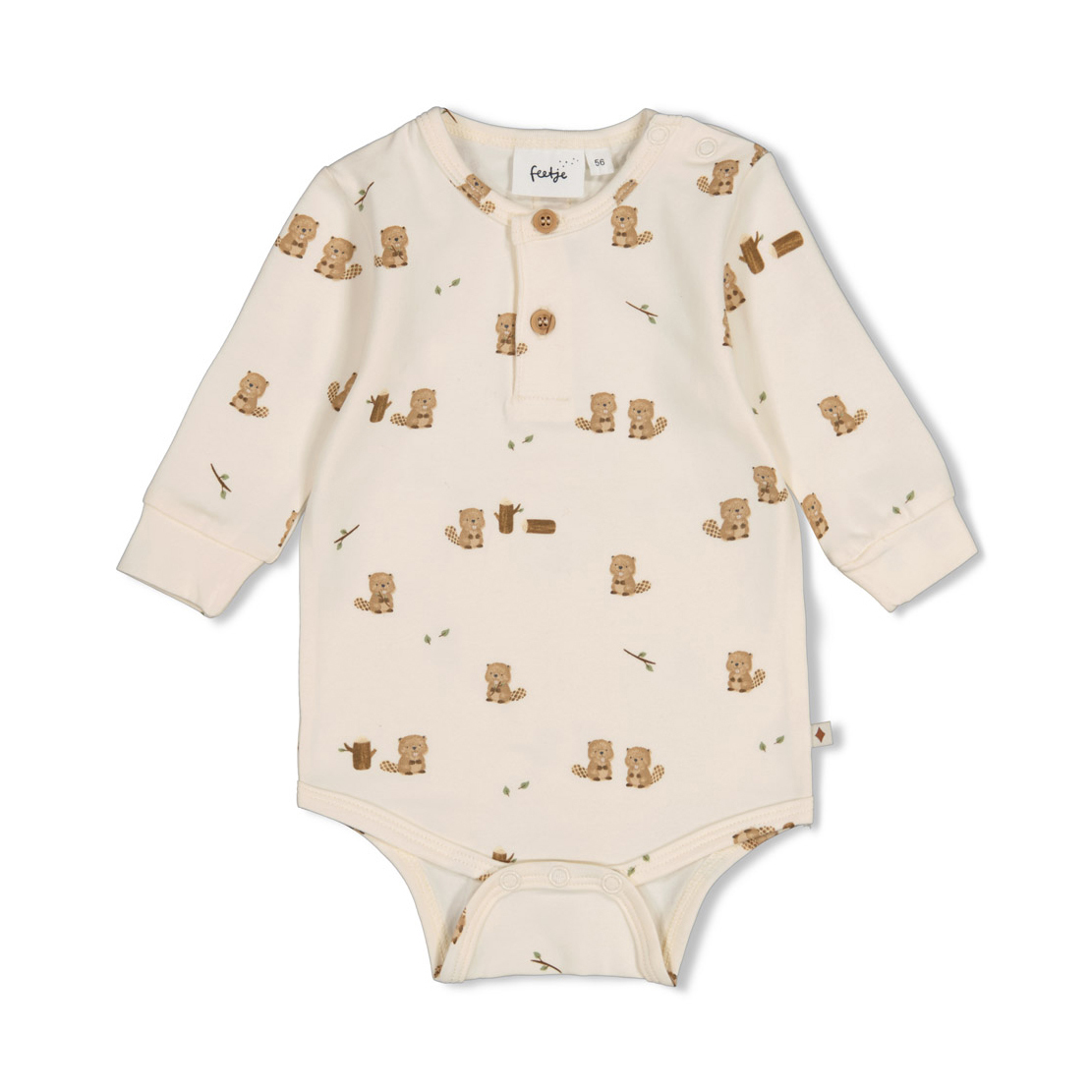Langarmbodys, FEETJE, Beige – Produktansicht