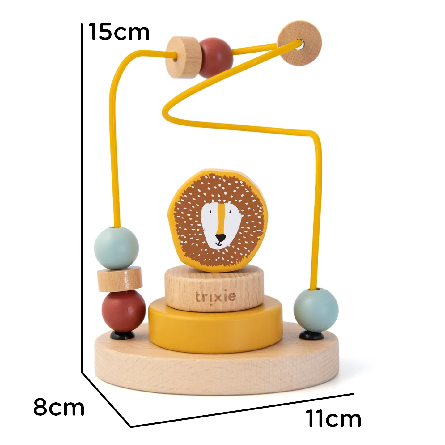 Motorikschleifen, trixie, Gelb – Produktansicht
