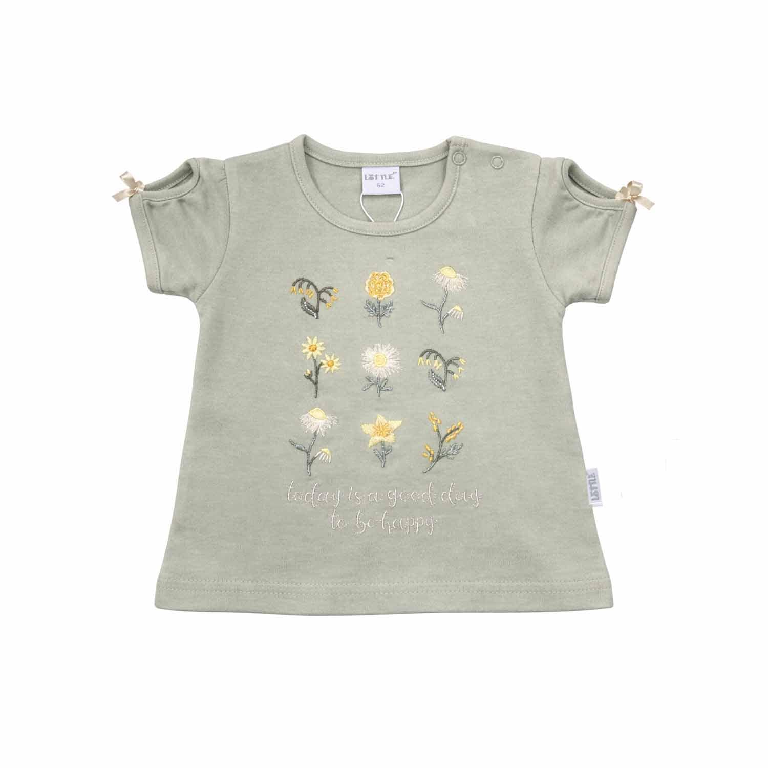 Kurzarmshirts, LITTLE, Grün – Produktansicht