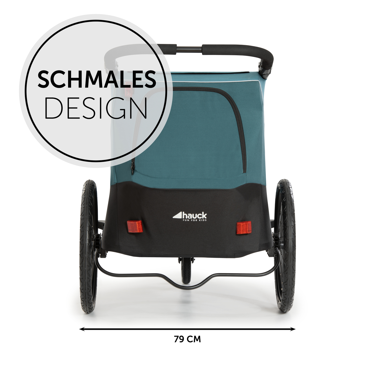 Fahrradanhänger, hauck, Grün – Produktansicht