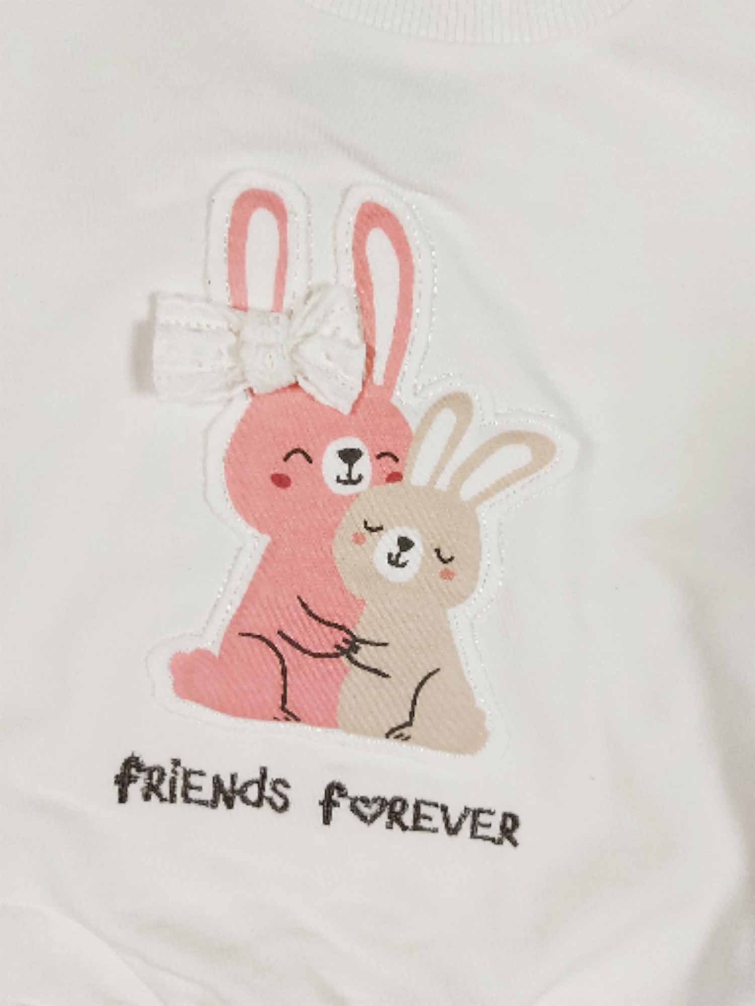 Pullover & Sweatshirts, LITTLE, Weiß – Besonderheit: aus 95% Baumwolle