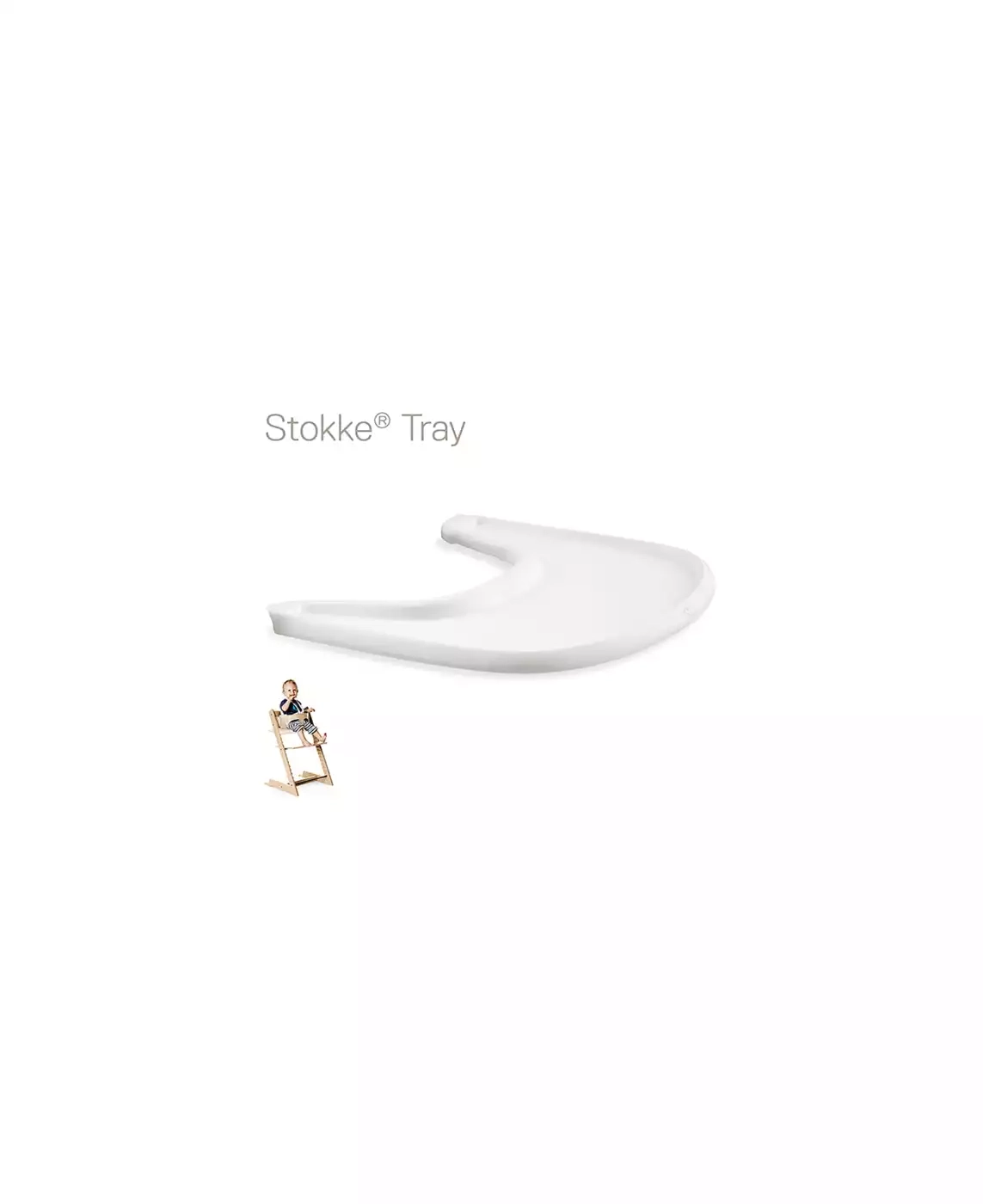 Stokke® Tray weiß STOKKE Weiß Weiß 2000565601504 2