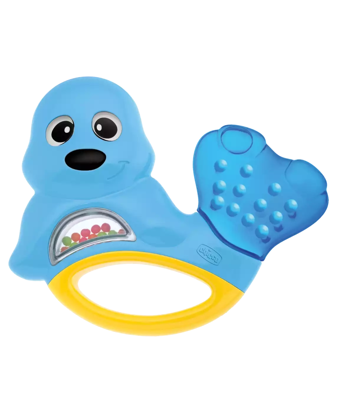 Rasseln & Greiflinge, chicco, Blau – Besonderheit: erleichtert die Zahnungsphase