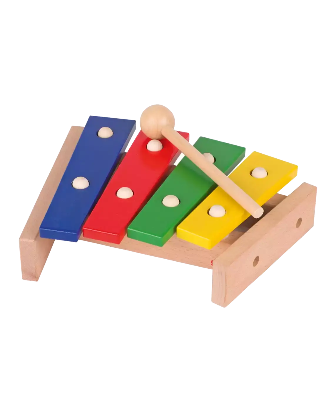 Xylophon mit 4 farbigen Tonplatten goki 2000566296846 3