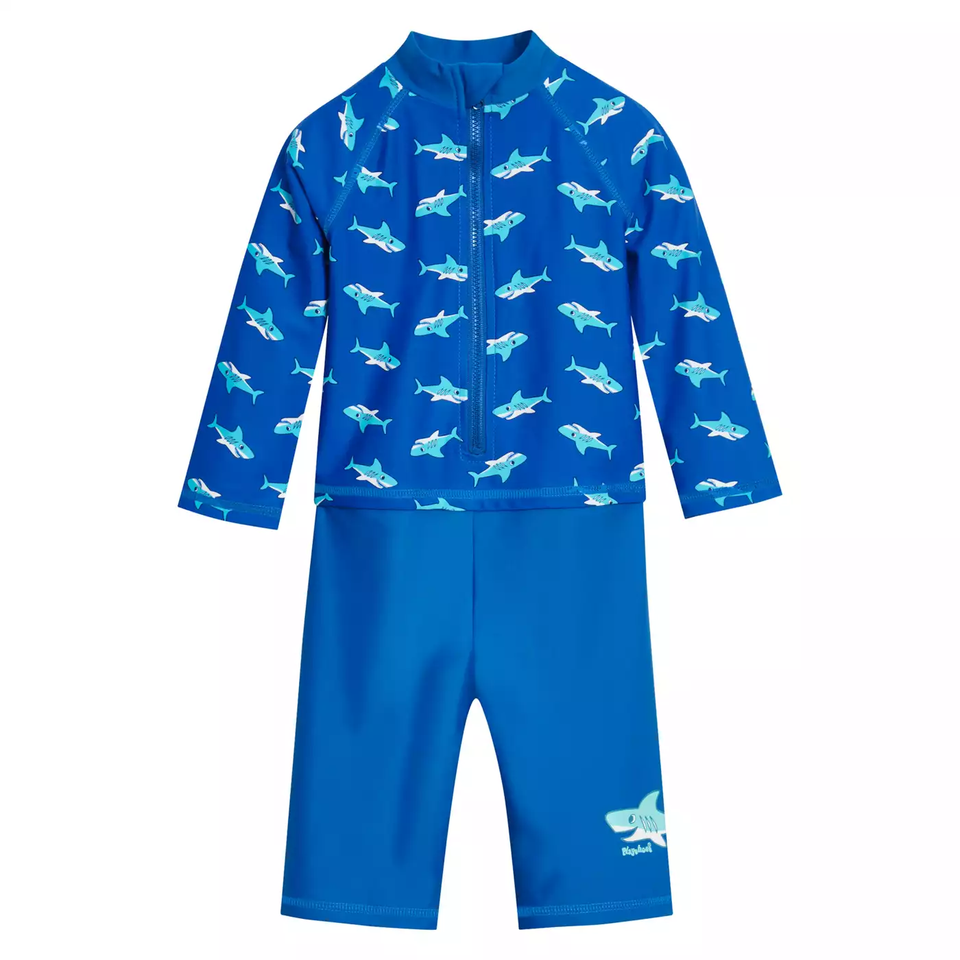 UV-Schutz Einteiler Hai Playshoes Blau M2020580288603 3