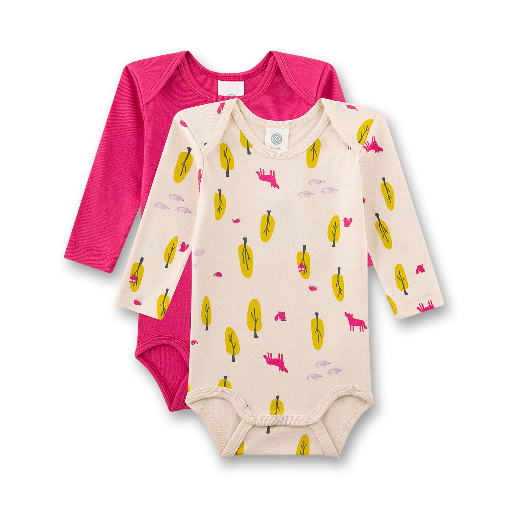 Langarmbodys, Sanetta, Pink – Besonderheit: 100% Baumwolle