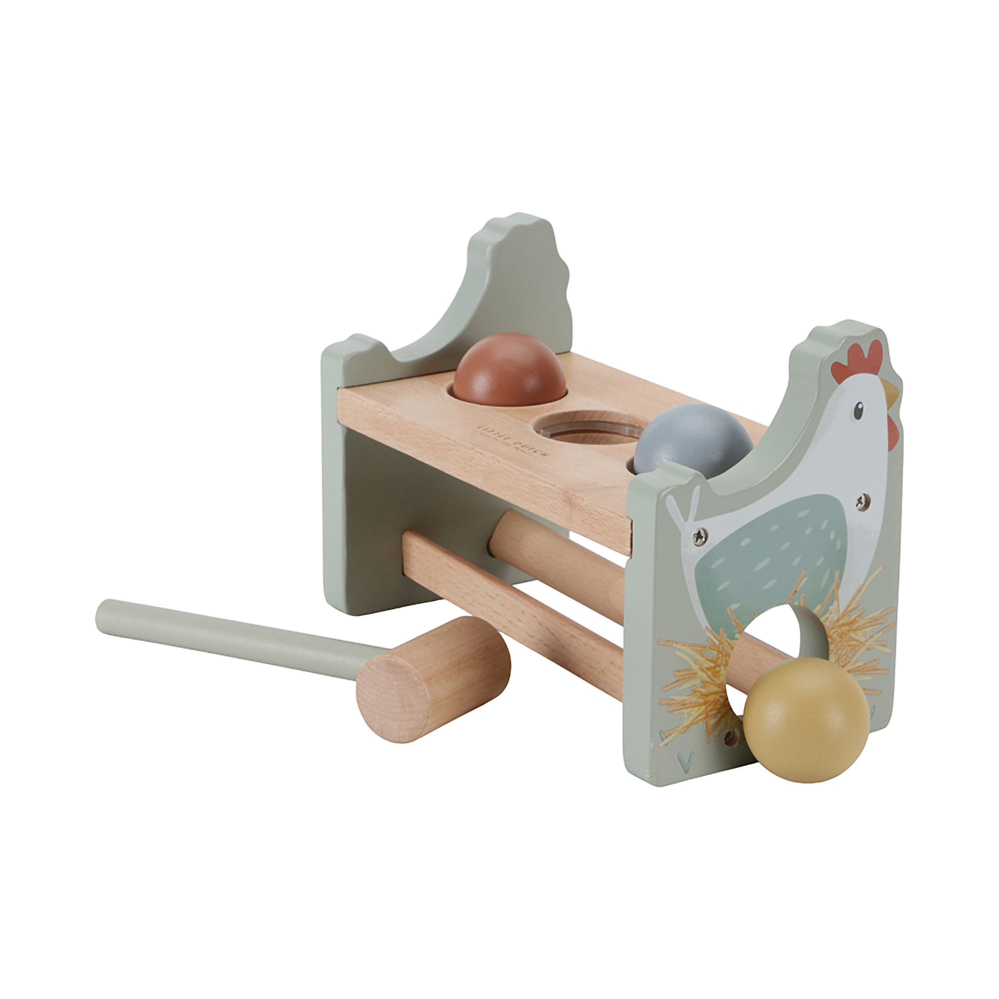 Holzspielzeug, LITTLE DUTCH, Mehrfarbig – Besonderheit: mit 3 bunten Kugeln