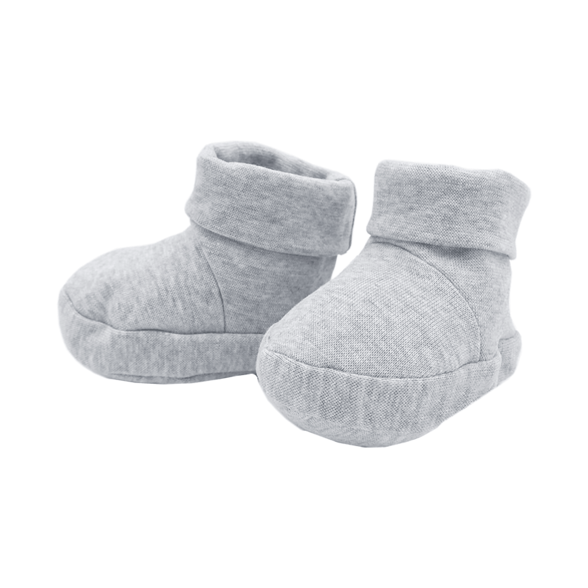 Babyschuhe, MaxiMo, Grau – Besonderheit: aus 96% Baumwolle