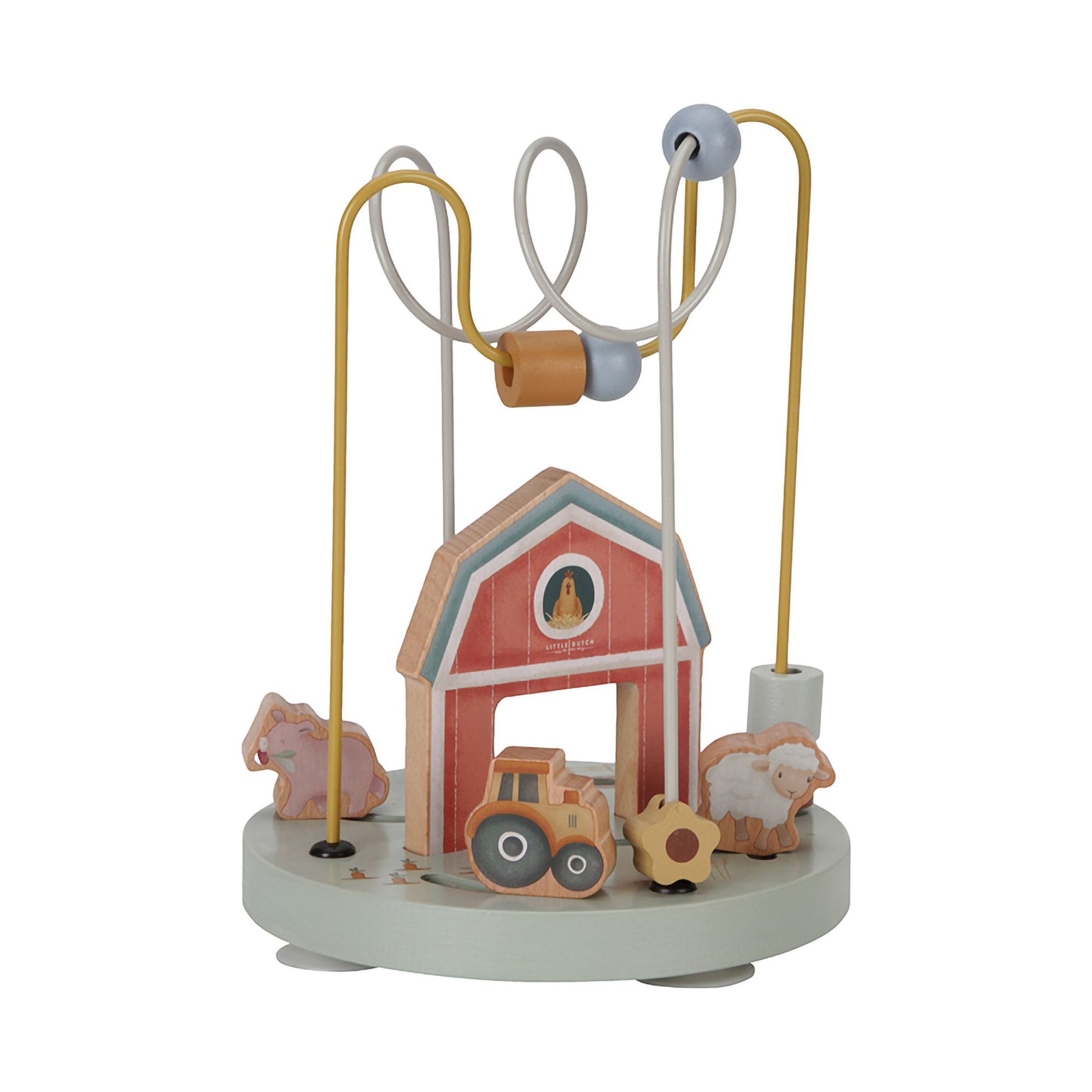 Motorikschleifen, LITTLE DUTCH, Mehrfarbig – Besonderheit: aus FSC-zertifiziertem Holz