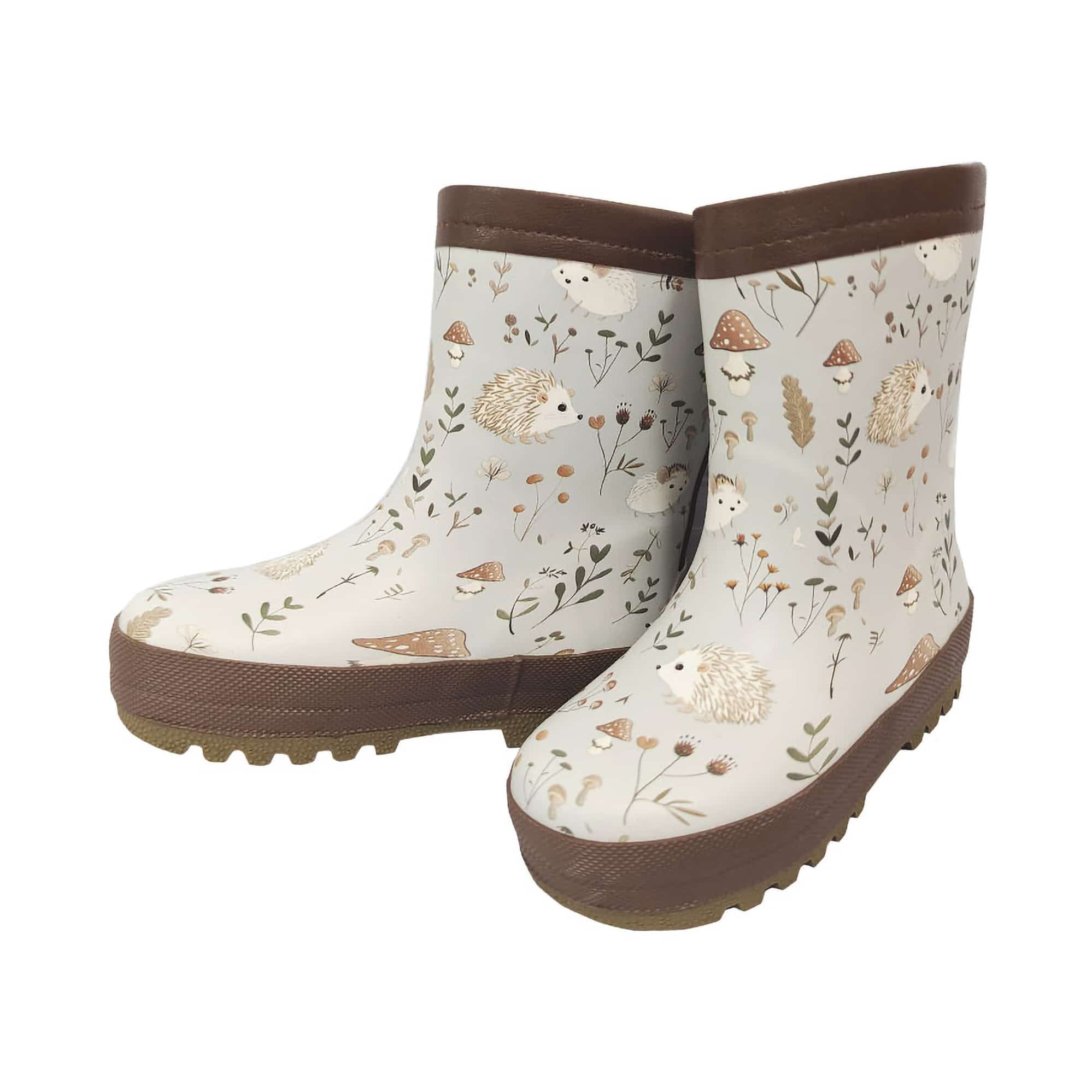 Gummistiefel, MaxiMo, Grau – Besonderheit: aus Gummi und Polyester