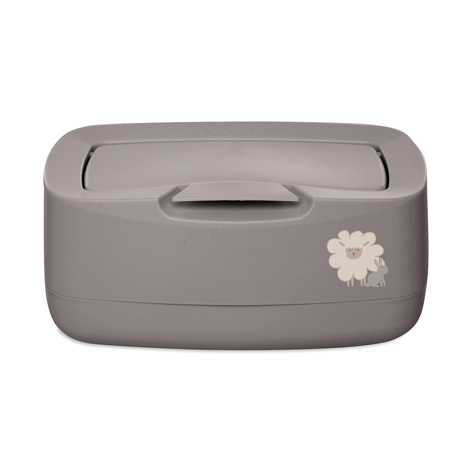 Feuchttücherboxen, bébé-jou, Beige – Besonderheit: leicht mit einer Hand zu öffnen