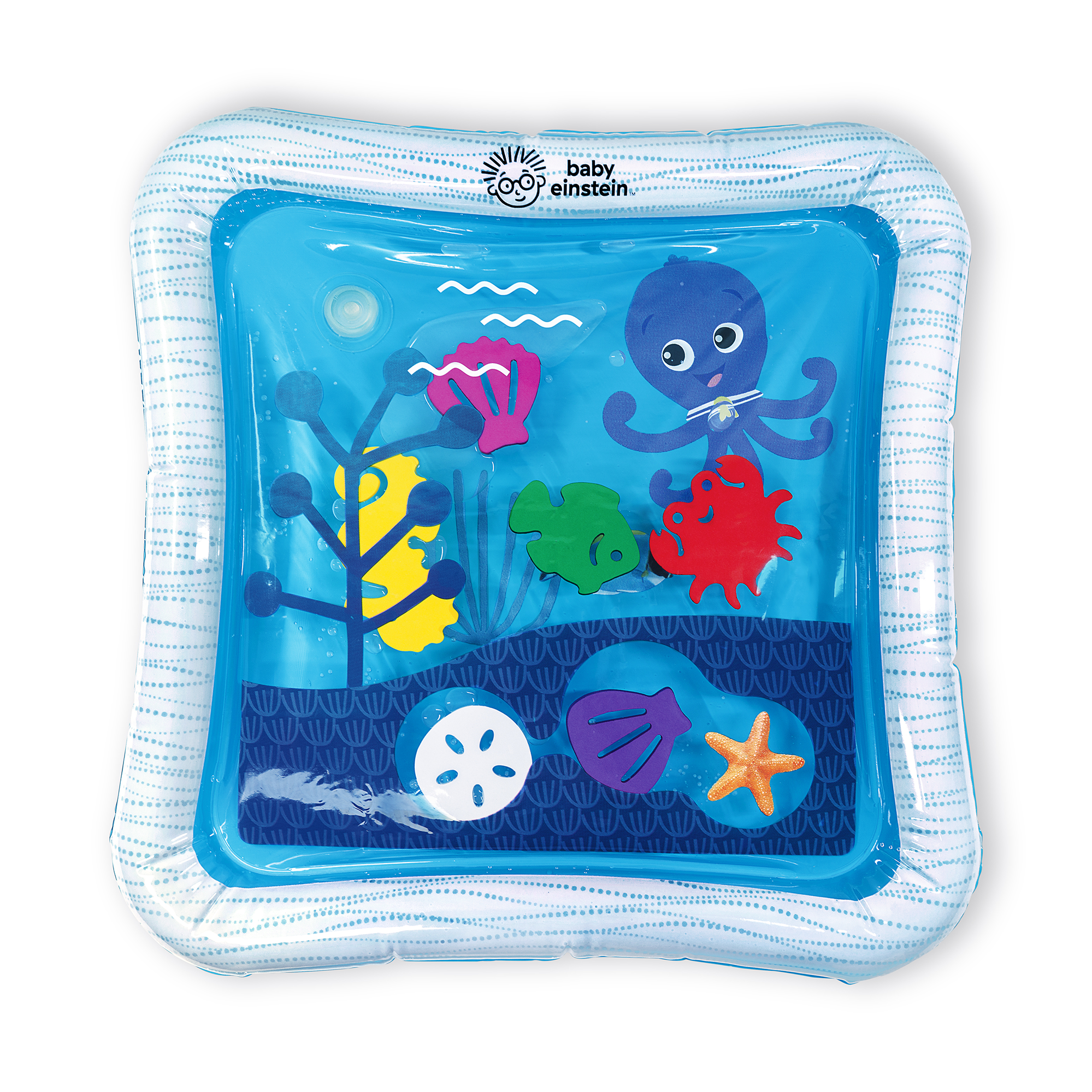 Baby Einstein, baby einstein, Blau – Besonderheit: Wassermatte mit lustigen Motiven aus der Unterwasserwelt