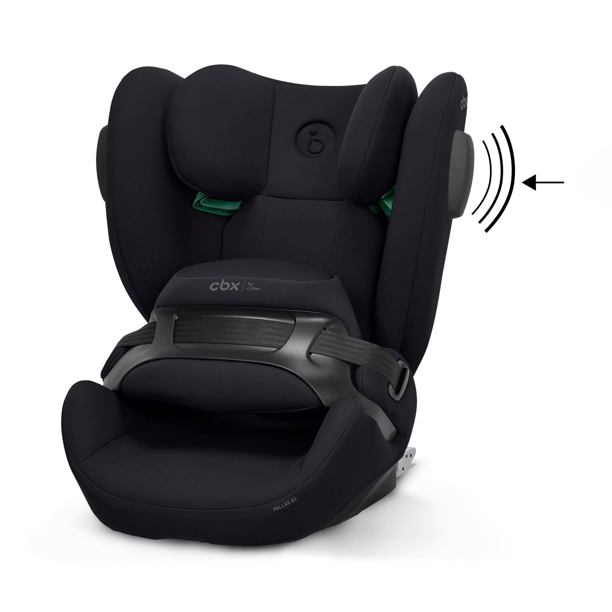 Kindersitze 9-36 kg, Gruppe 1/2/3, cbx by cybex, Schwarz – Produktansicht