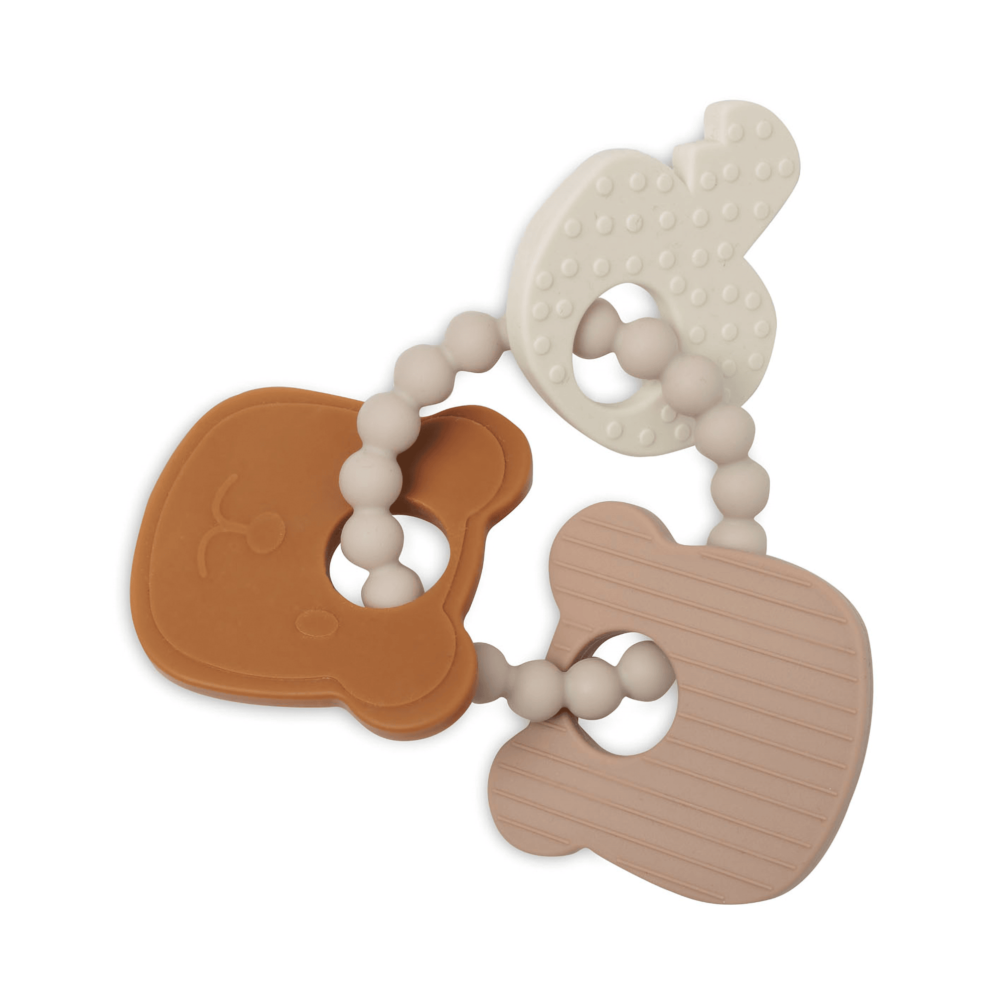 Beißringe, jollein, Mehrfarbig – Besonderheit: Teddybären-Motive laden zum Entdecken ein