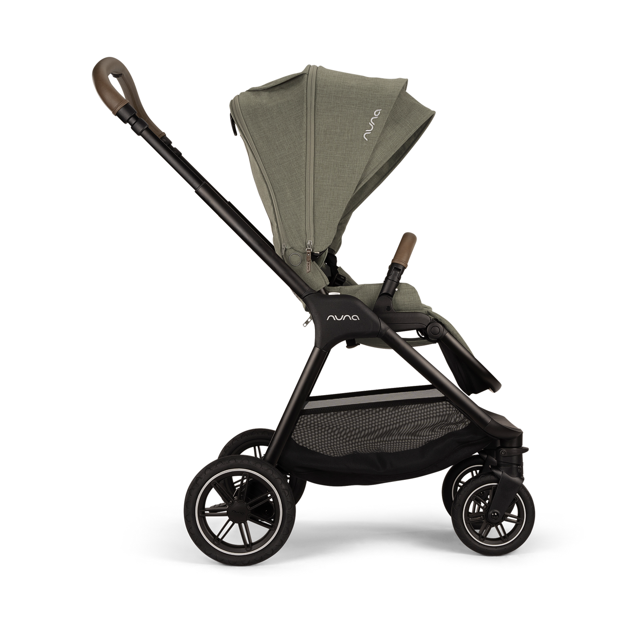 Kombi-Kinderwagen, nuna, Grün – Produktansicht