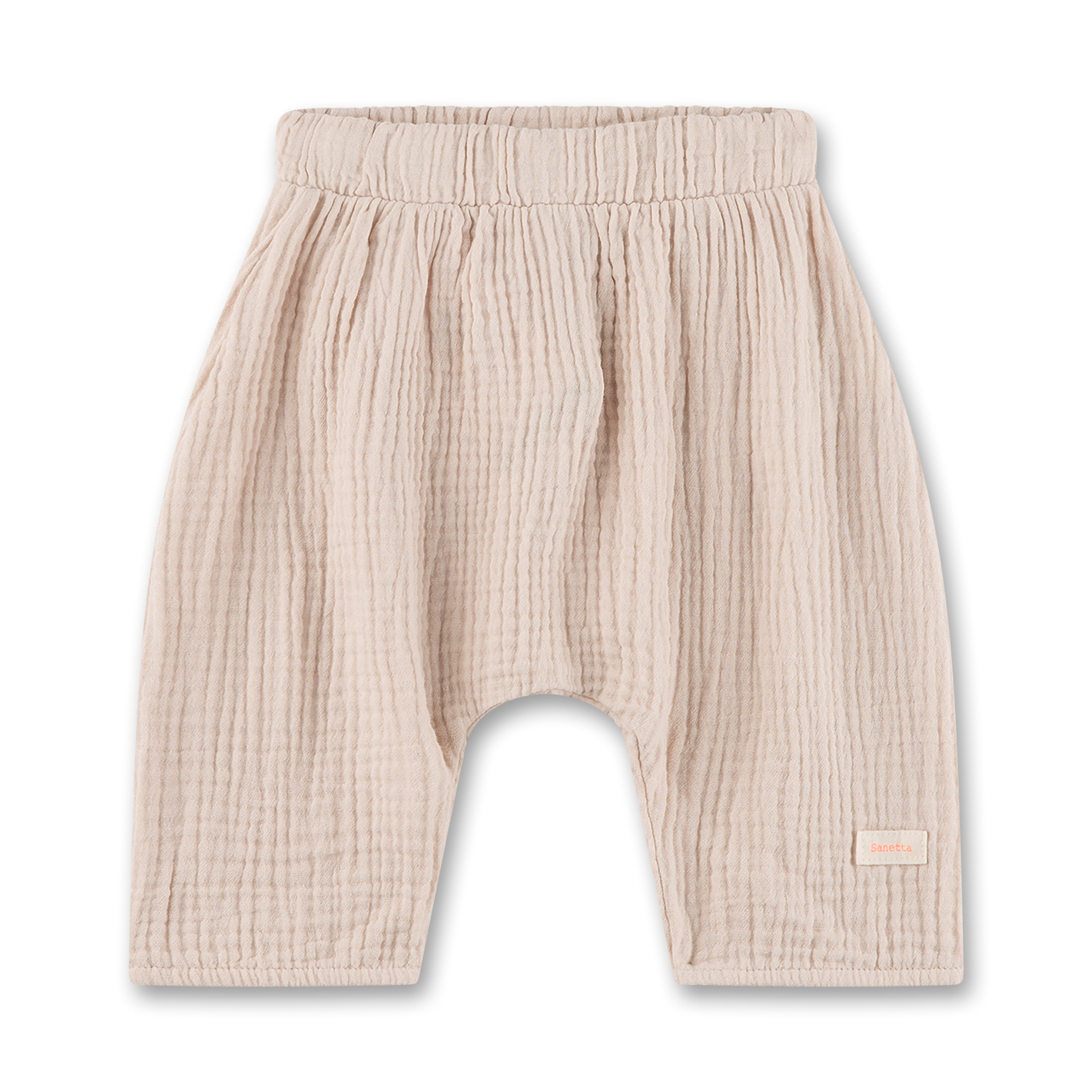 Musselin Hosen, Sanetta, Beige – Besonderheit: aus 100% Baumwolle