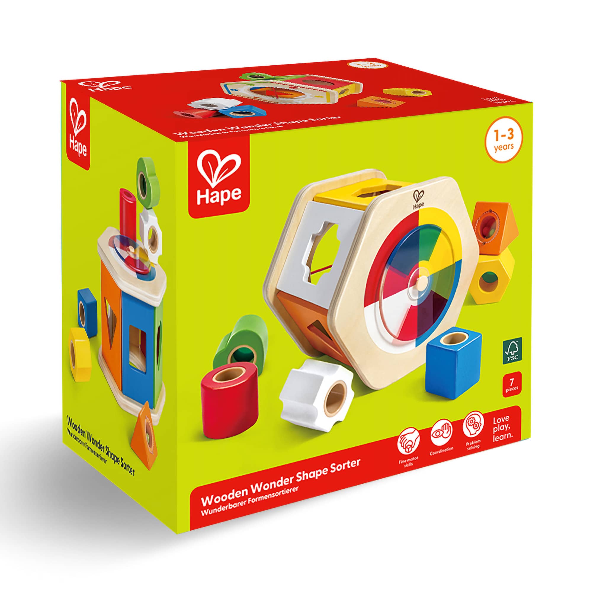 Steckspielzeug, Hape, Mehrfarbig – Produktansicht