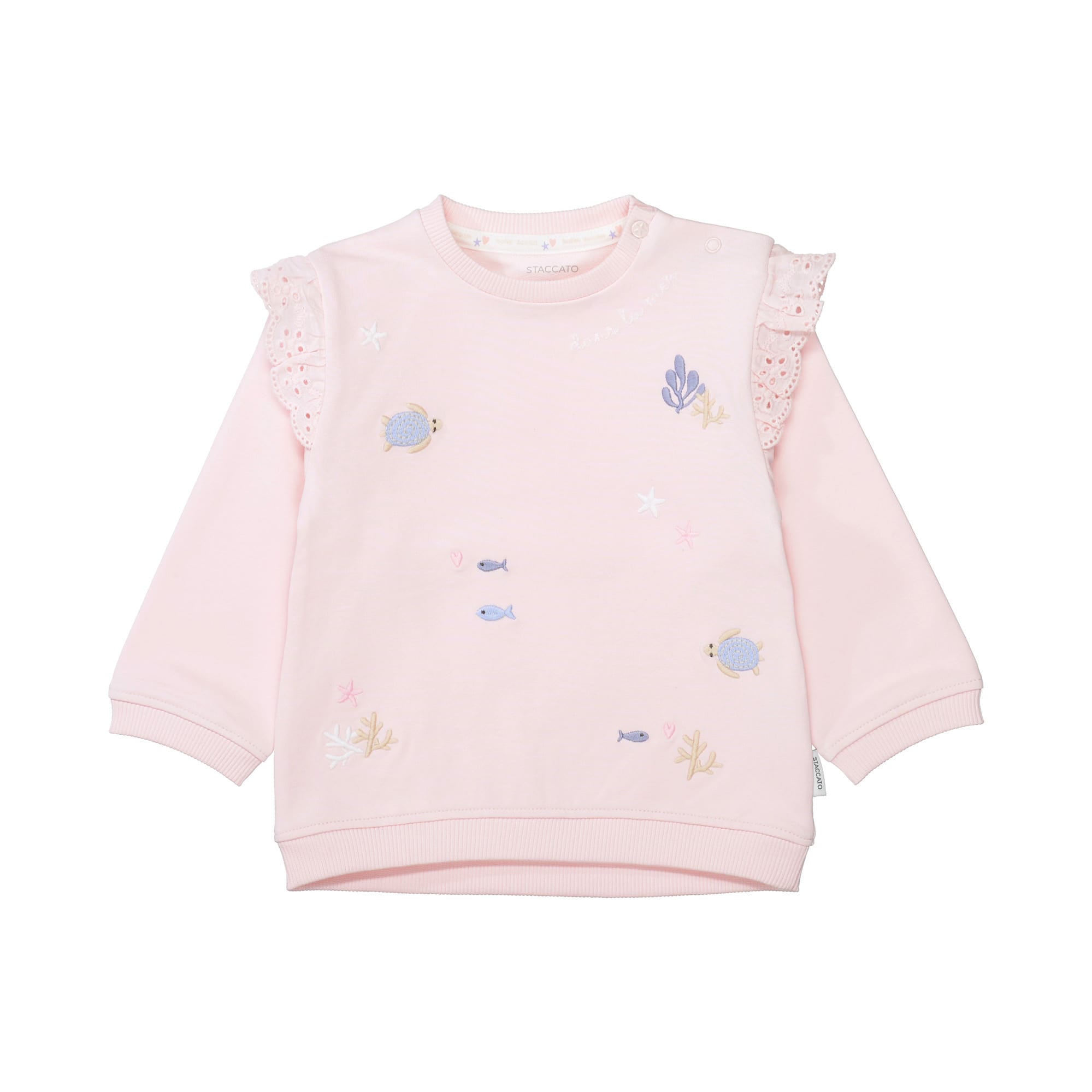 Pullover & Sweatshirts, STACCATO, Pink – Besonderheit: aus 95% Baumwolle