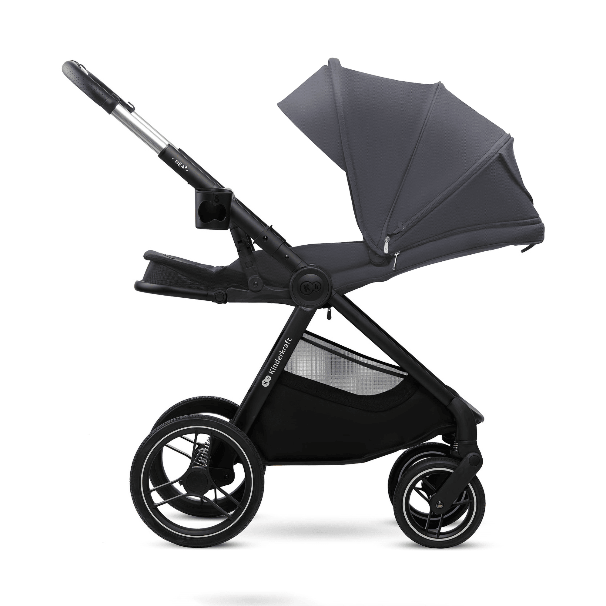 Kombi-Kinderwagen, Kinderkraft, Grau – Produktansicht