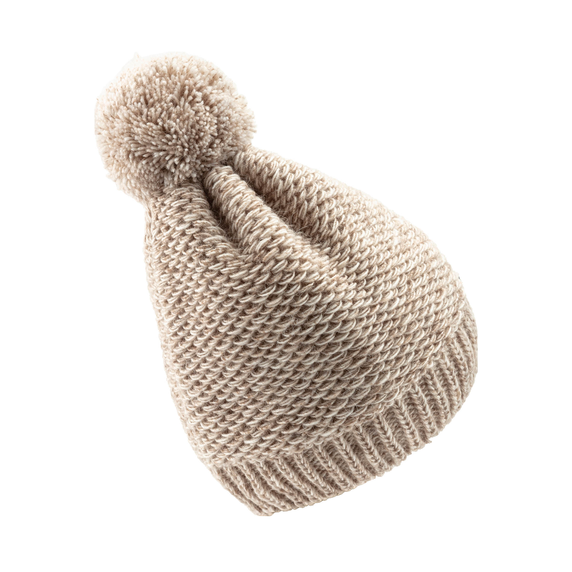 Strickmützen, Sterntaler, Beige – Produktansicht