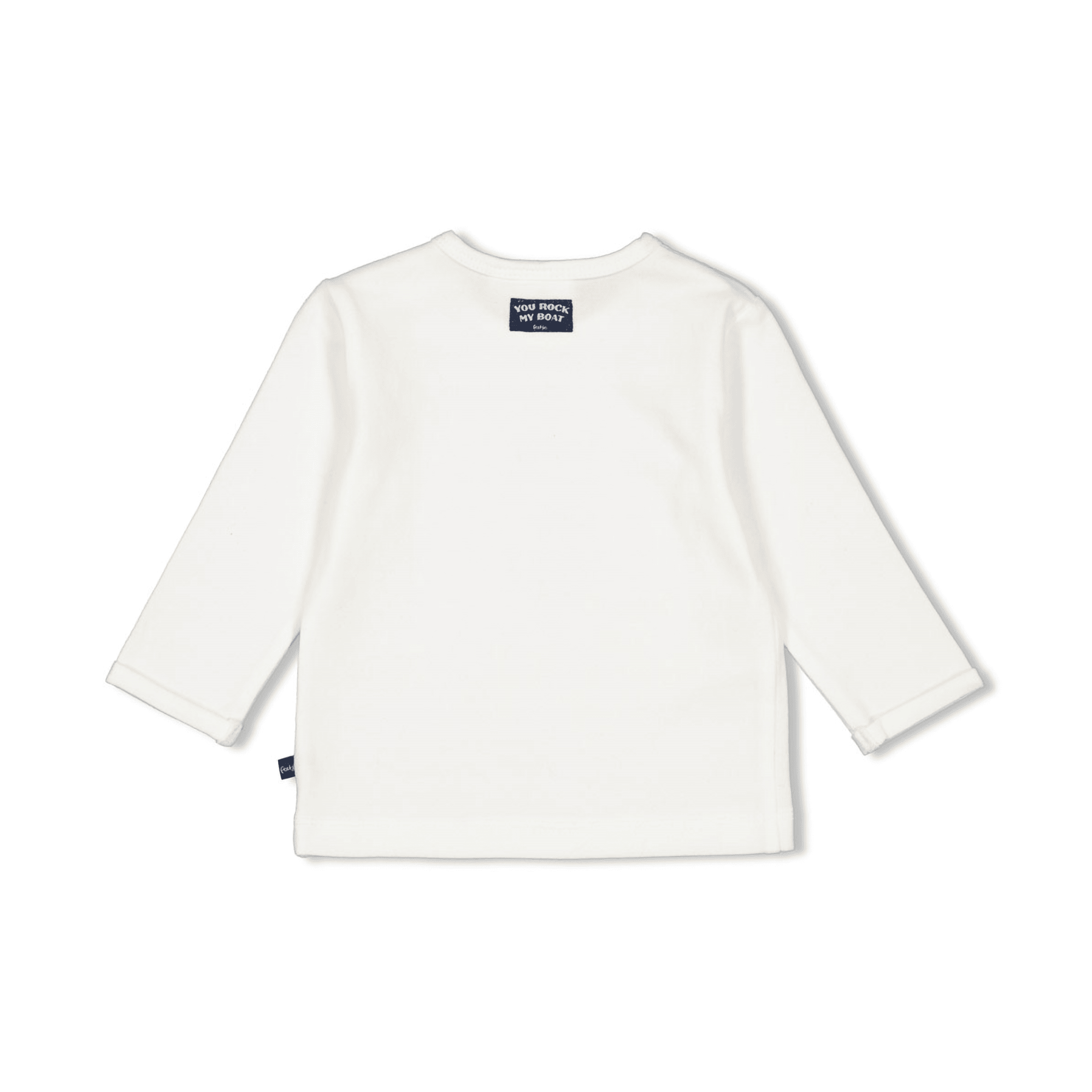 Langarmshirts, FEETJE, Weiß – Besonderheit: aus 92% Baumwolle