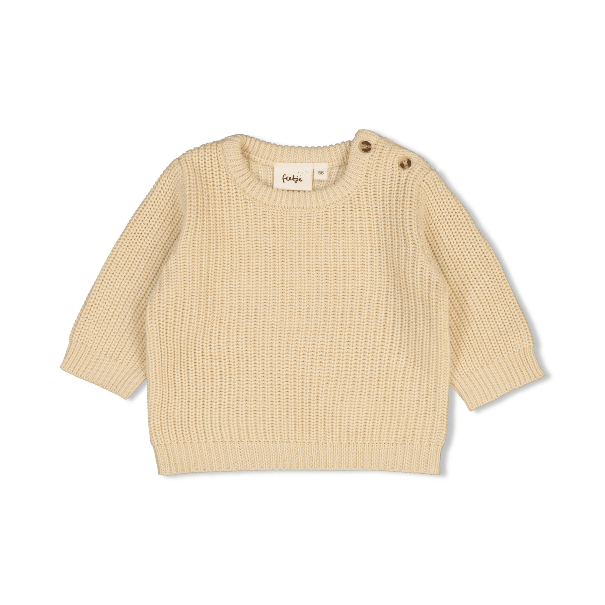 Strickpullover, FEETJE, Beige – Besonderheit: angenehmer Tragekomfort