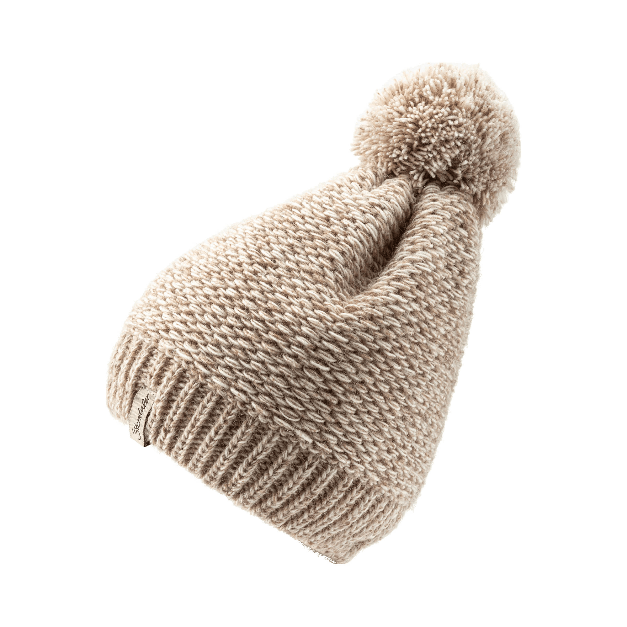 Strickmützen, Sterntaler, Beige – Produktansicht
