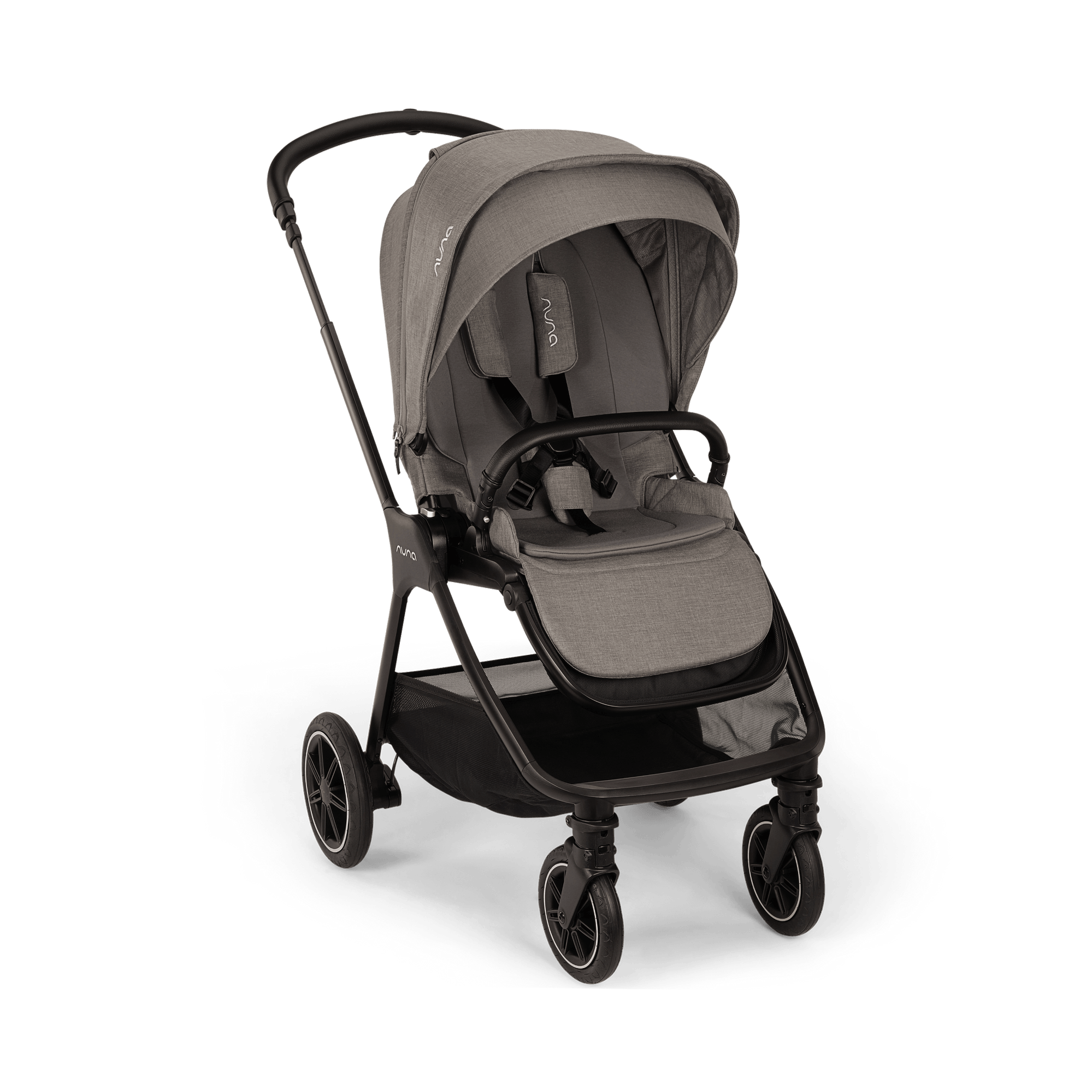 Kombi-Kinderwagen, nuna, Grau – Produktansicht