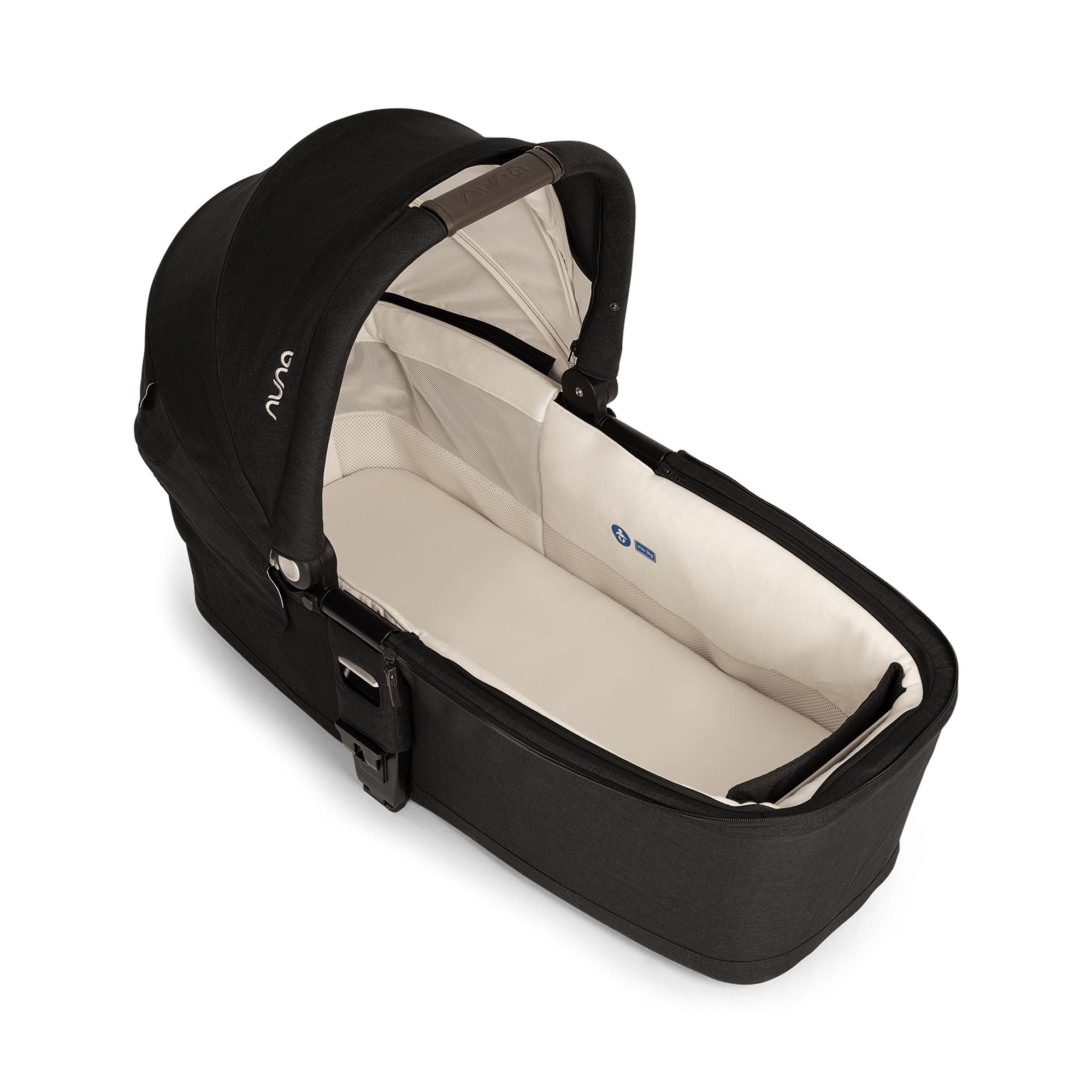 Kombi-Kinderwagen, nuna, Schwarz – Produktansicht