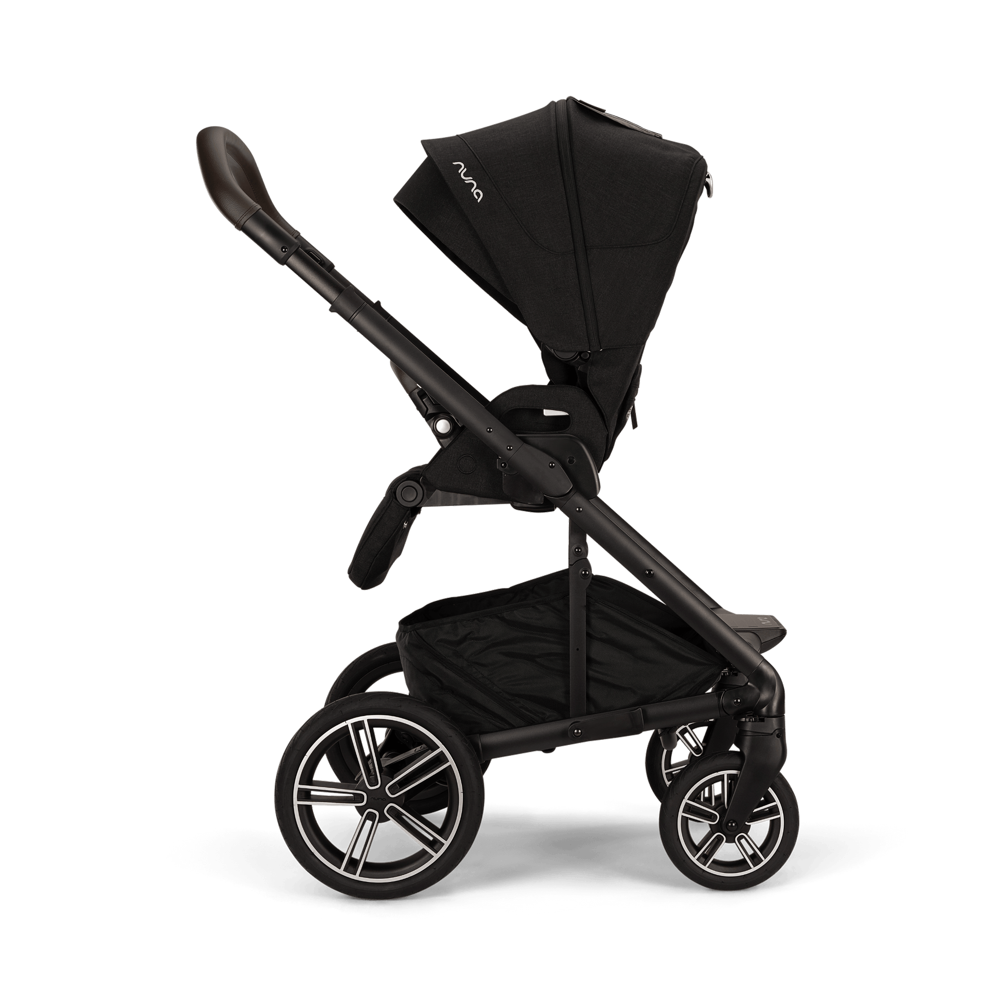 Kombi-Kinderwagen, nuna, Schwarz – Produktansicht