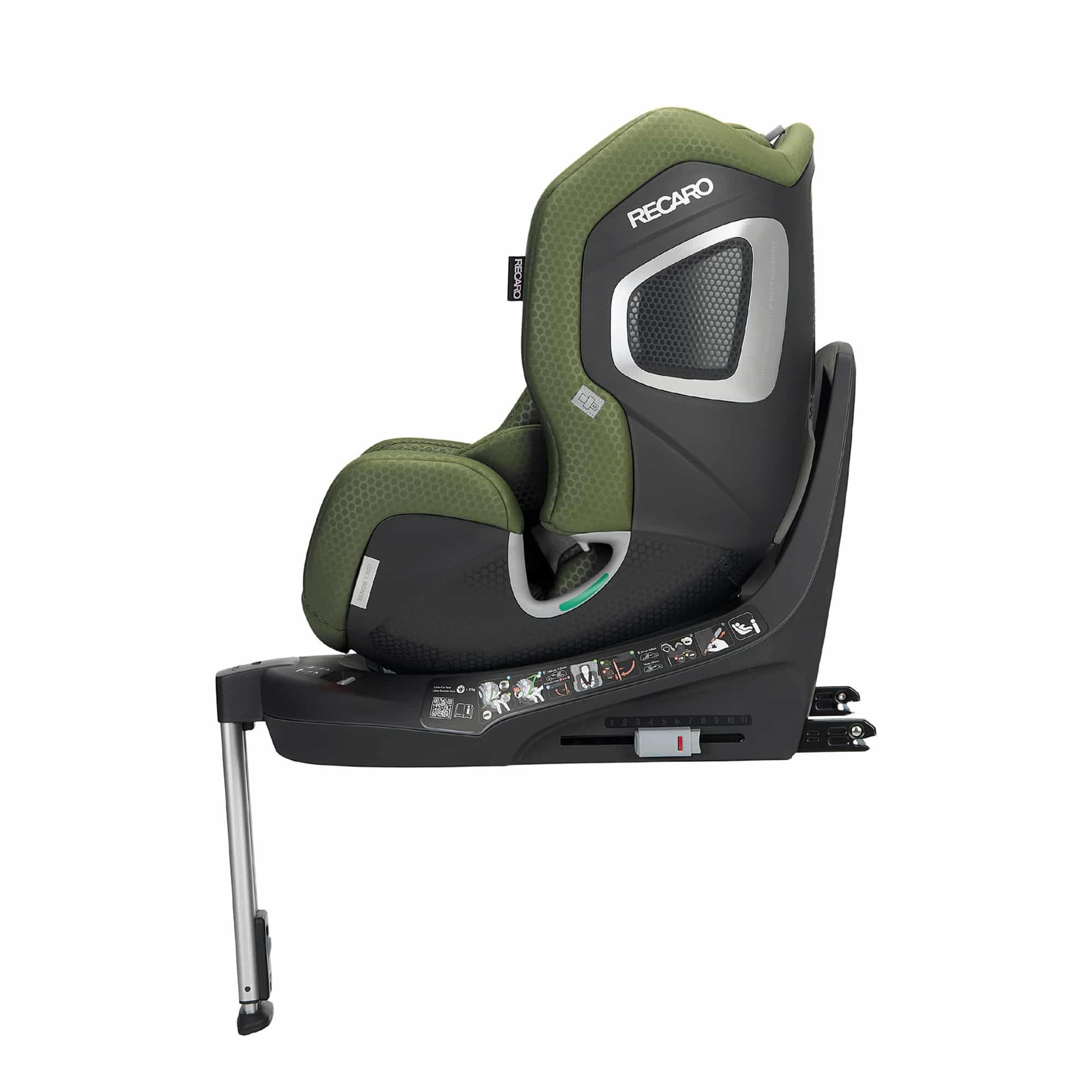 Reboarder 0-18 kg, Gruppe 0+/1, RECARO, Grün – Produktansicht