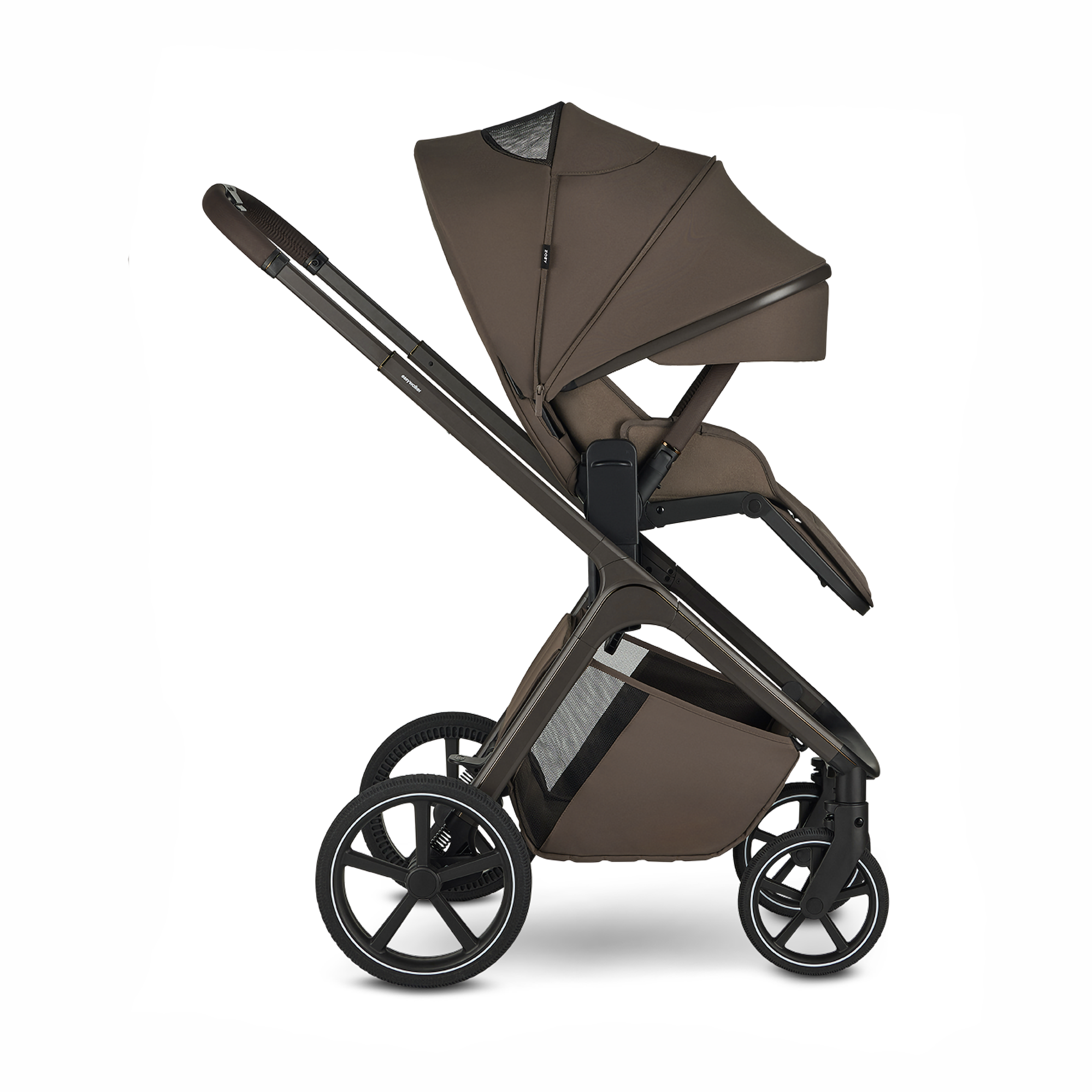 Kombi-Kinderwagen, easywalker, Braun – Produktansicht