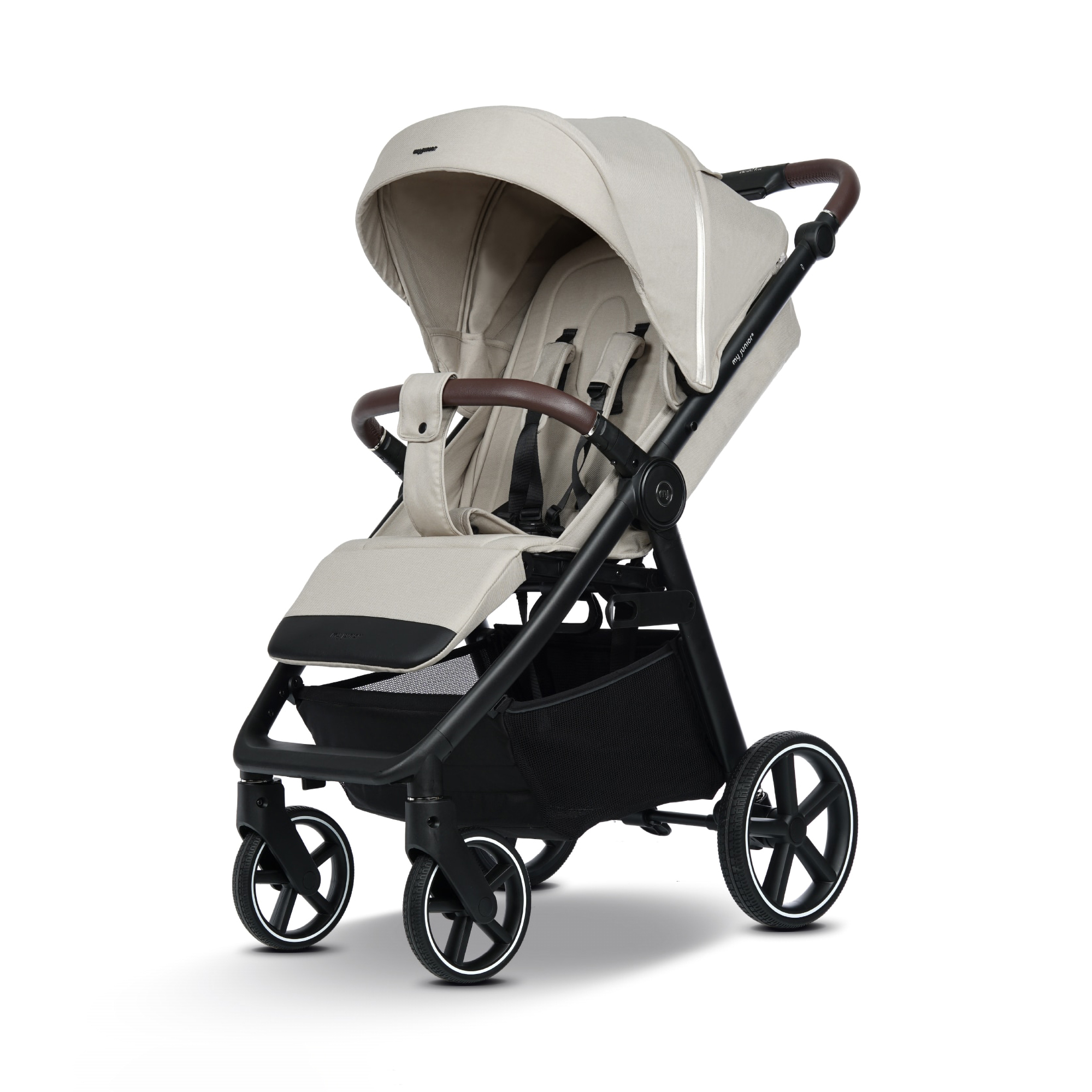 Buggys, My junior, Beige – Besonderheit: ergonomische Sitz- und Liegefläche mit hochwertiger Schaumstoffpolsterung
