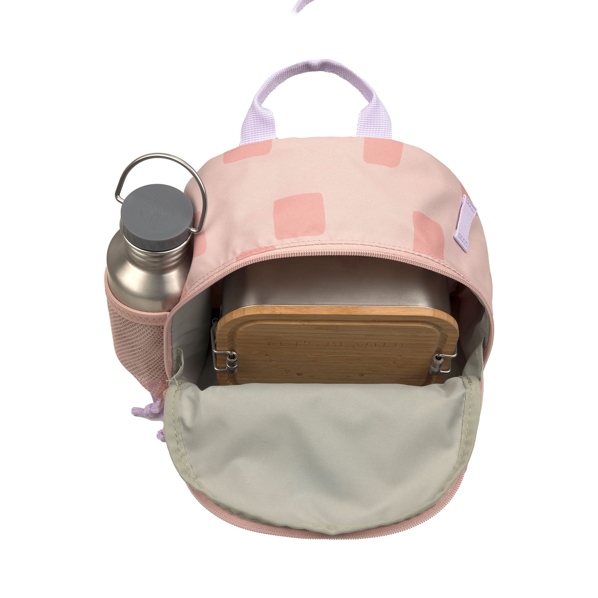 Kinderrucksäcke, LÄSSIG, Pink – Produktansicht