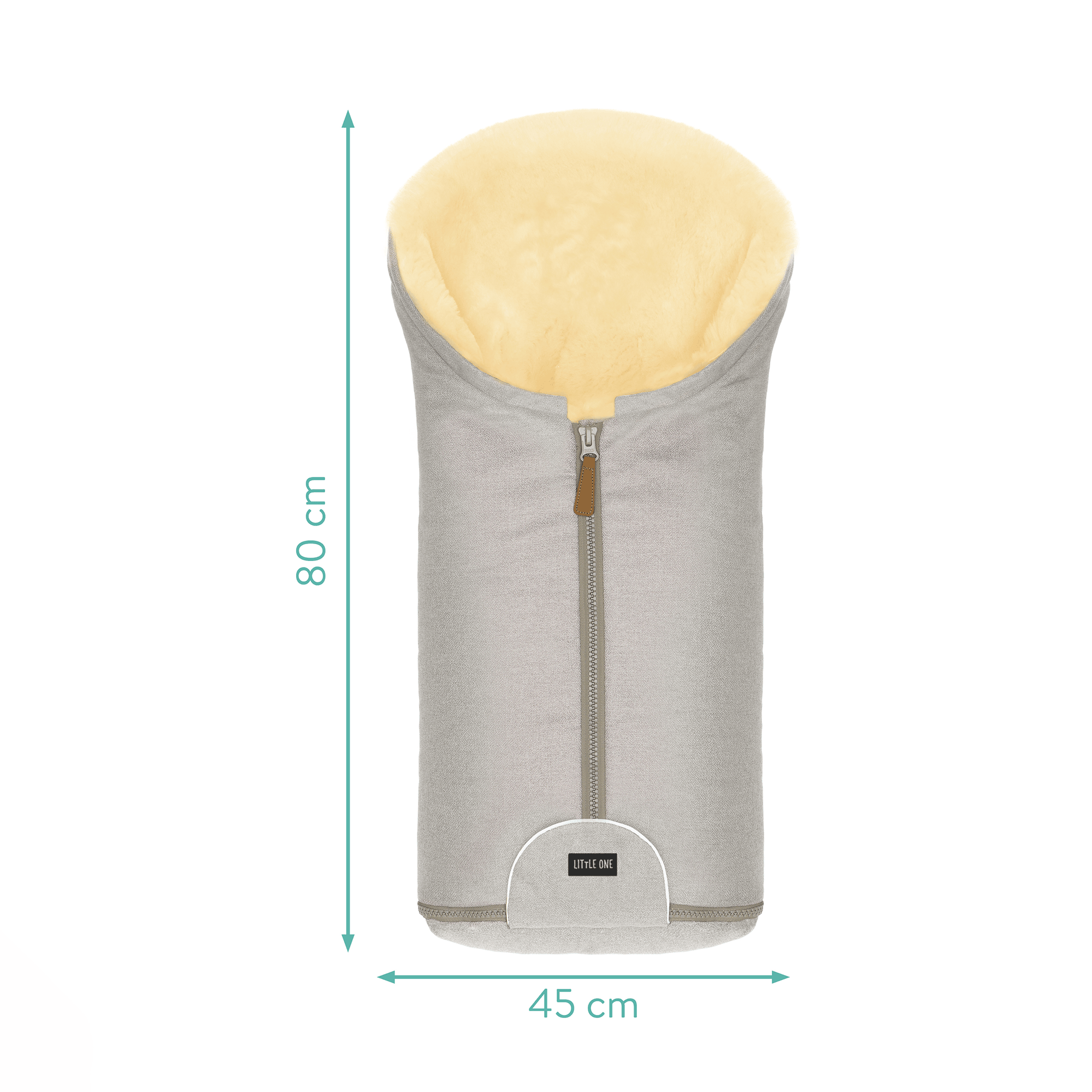 Fußsäcke, LITTLE ONE, Beige – Produktansicht