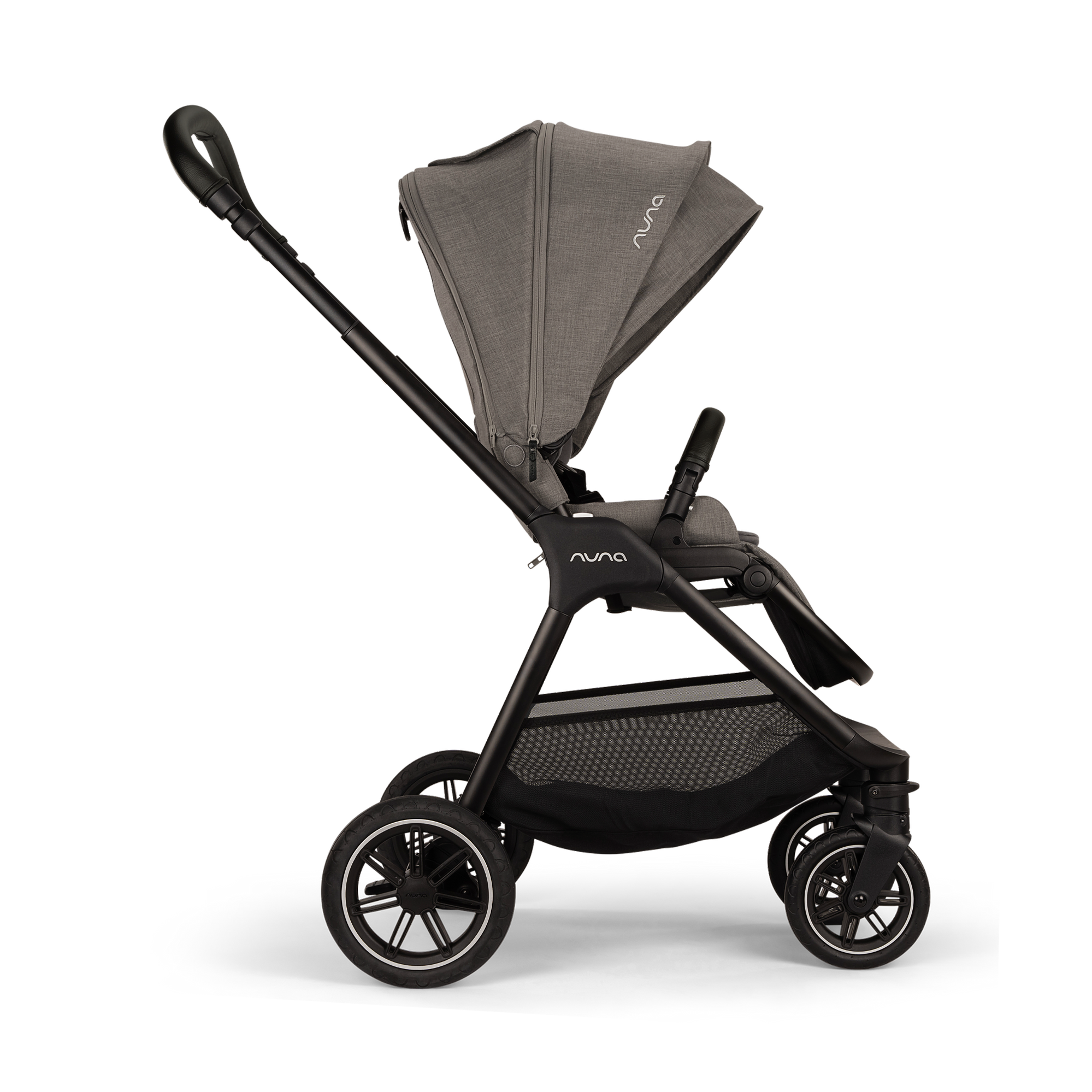 Kombi-Kinderwagen, nuna, Grau – Produktansicht