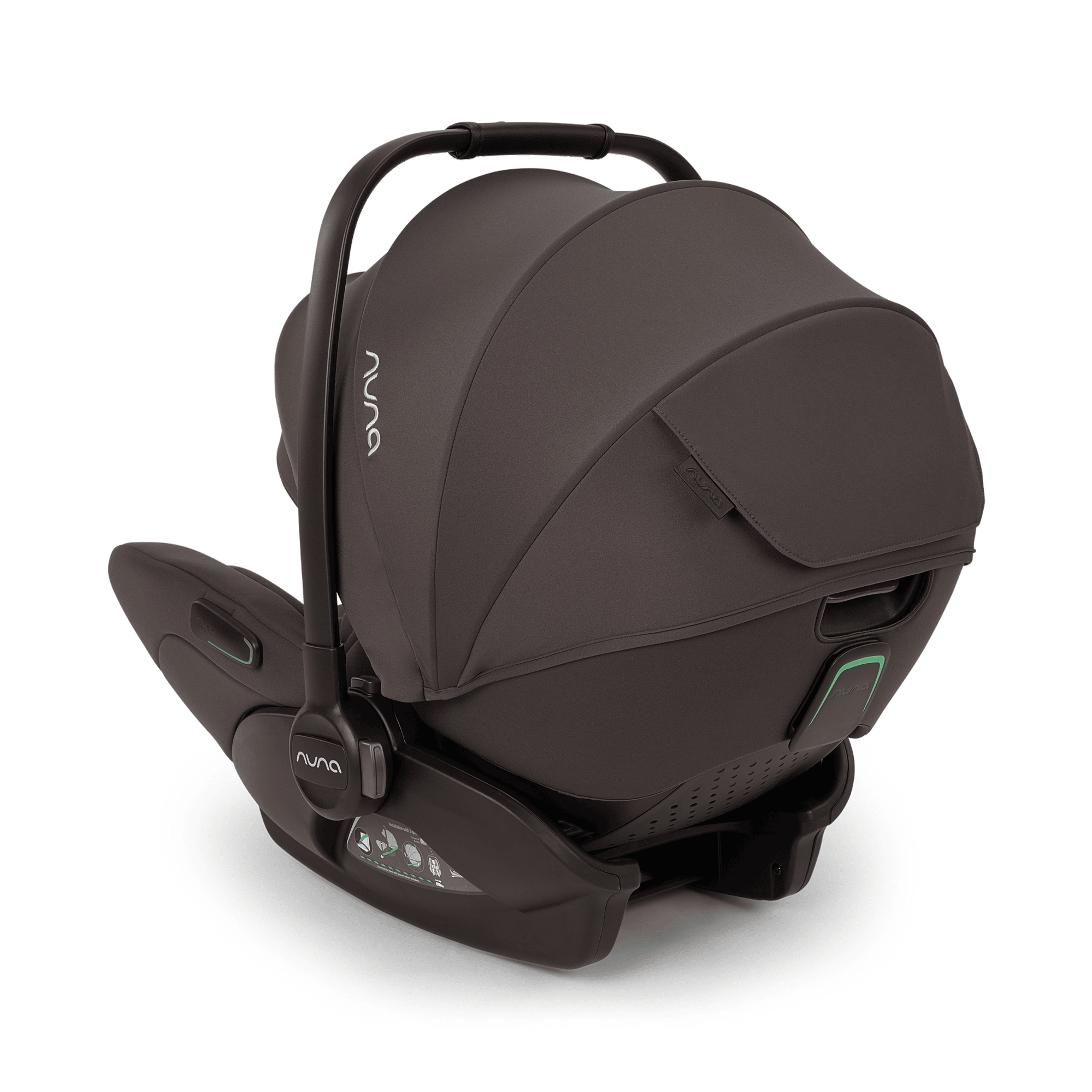 Babyschalen 0-13 kg, Gruppe 0+, nuna, Grau – Produktansicht