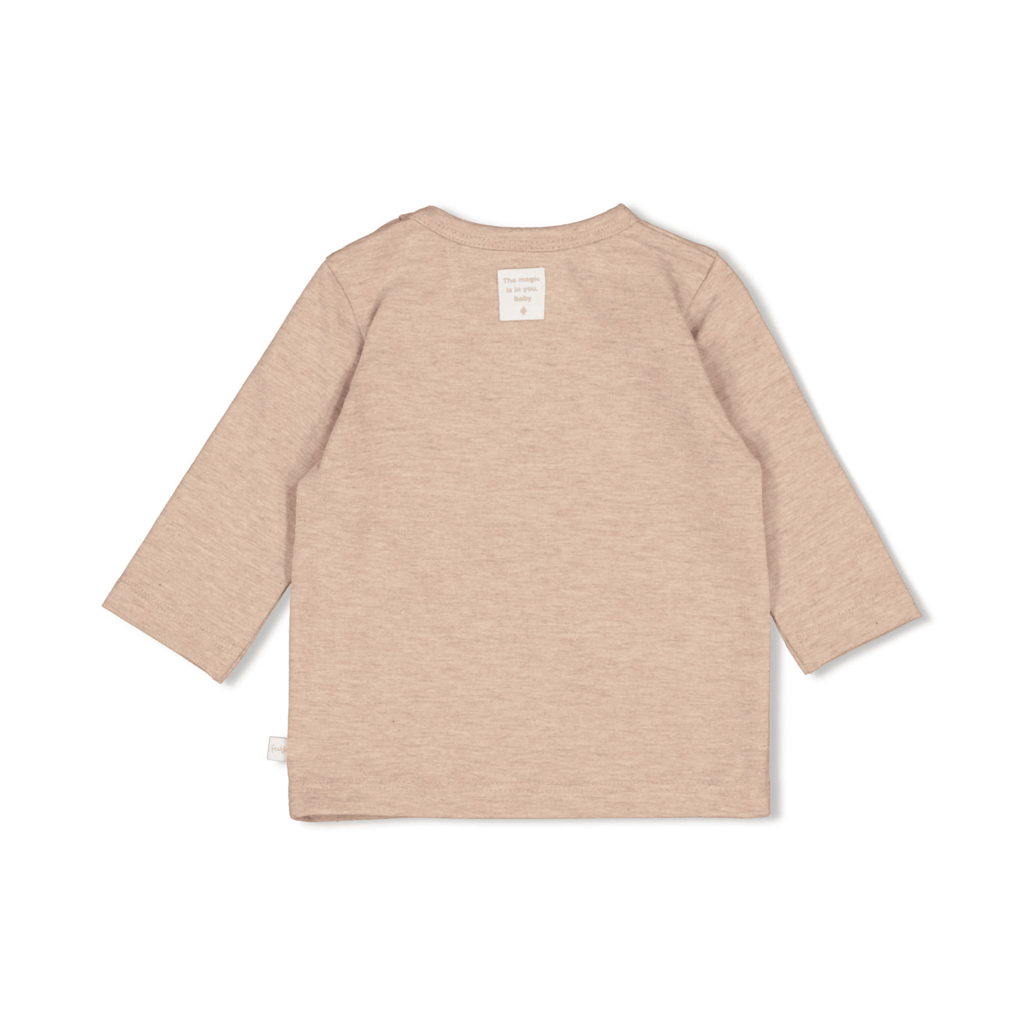 Langarmshirts, FEETJE, Beige – Besonderheit: aus 75% Baumwolle