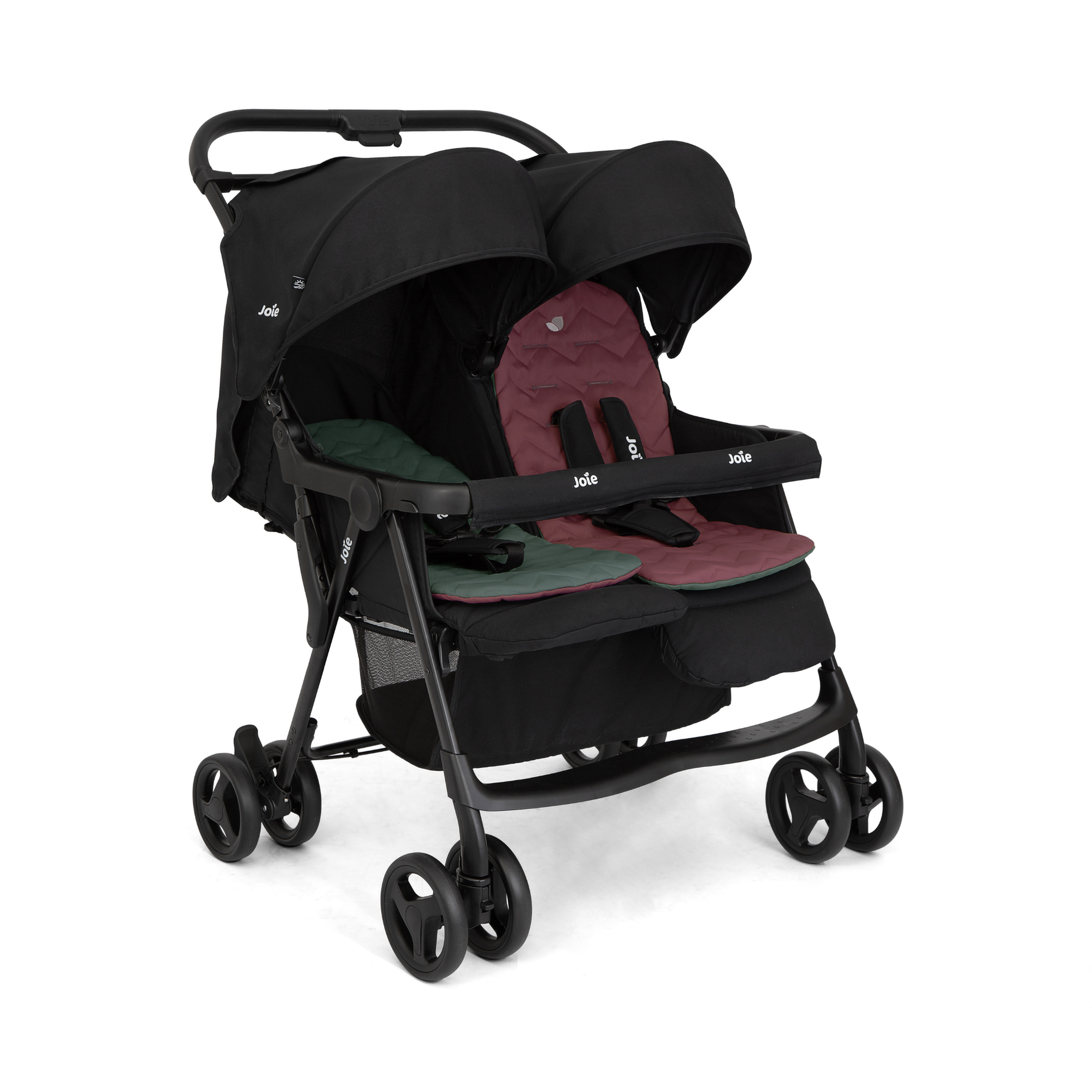 Zwillingswagen & Geschwisterwagen, Joie, Schwarz – Besonderheit: geeignet für zwei Kinder