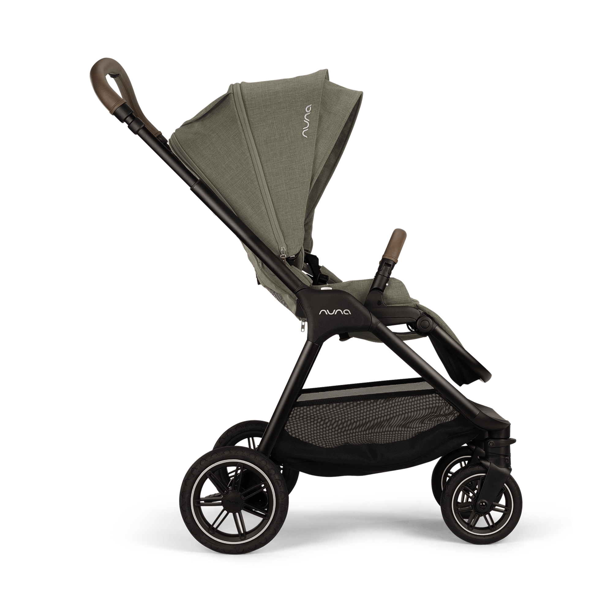 Kombi-Kinderwagen, nuna, Grün – Produktansicht