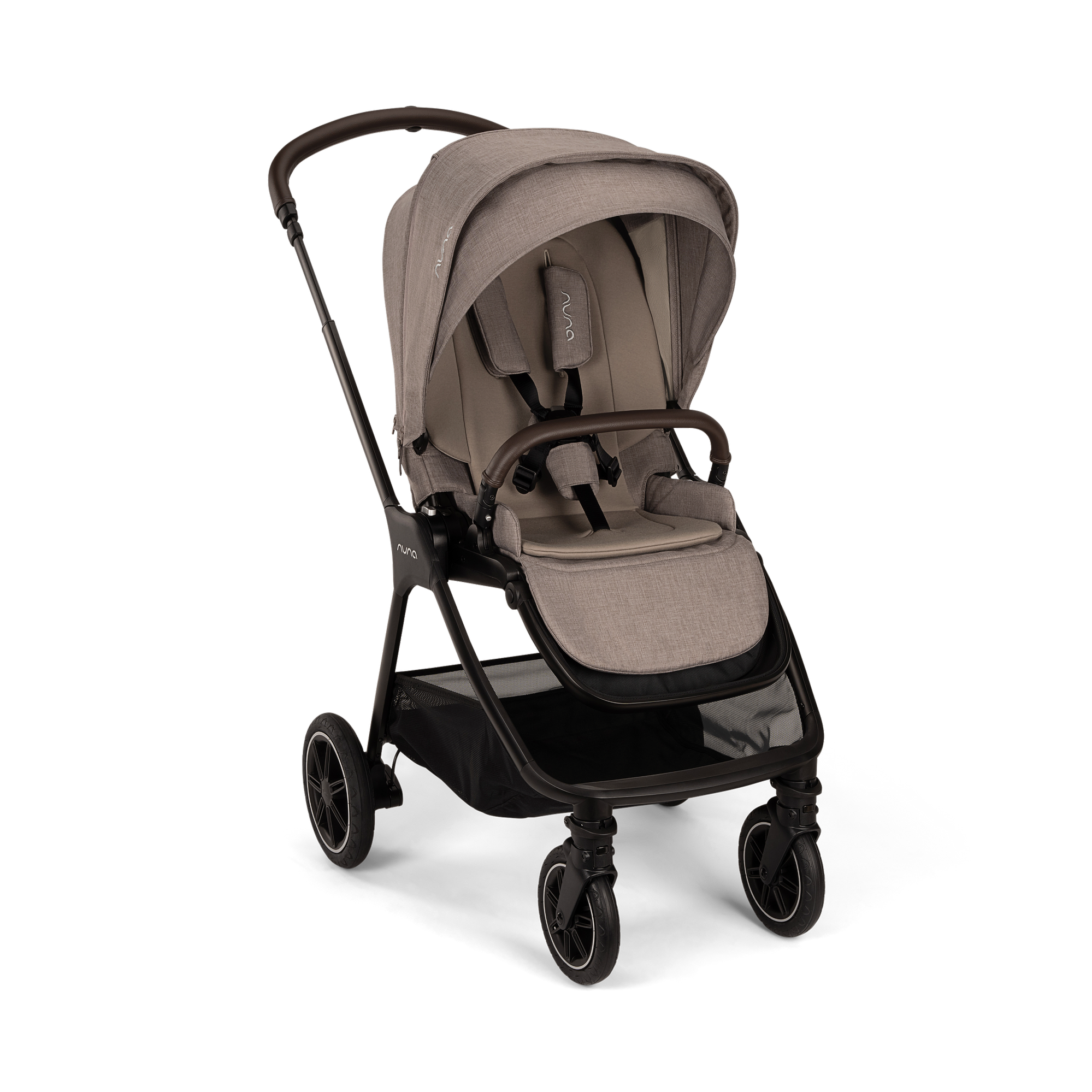 Kombi-Kinderwagen, nuna, Braun – Produktansicht