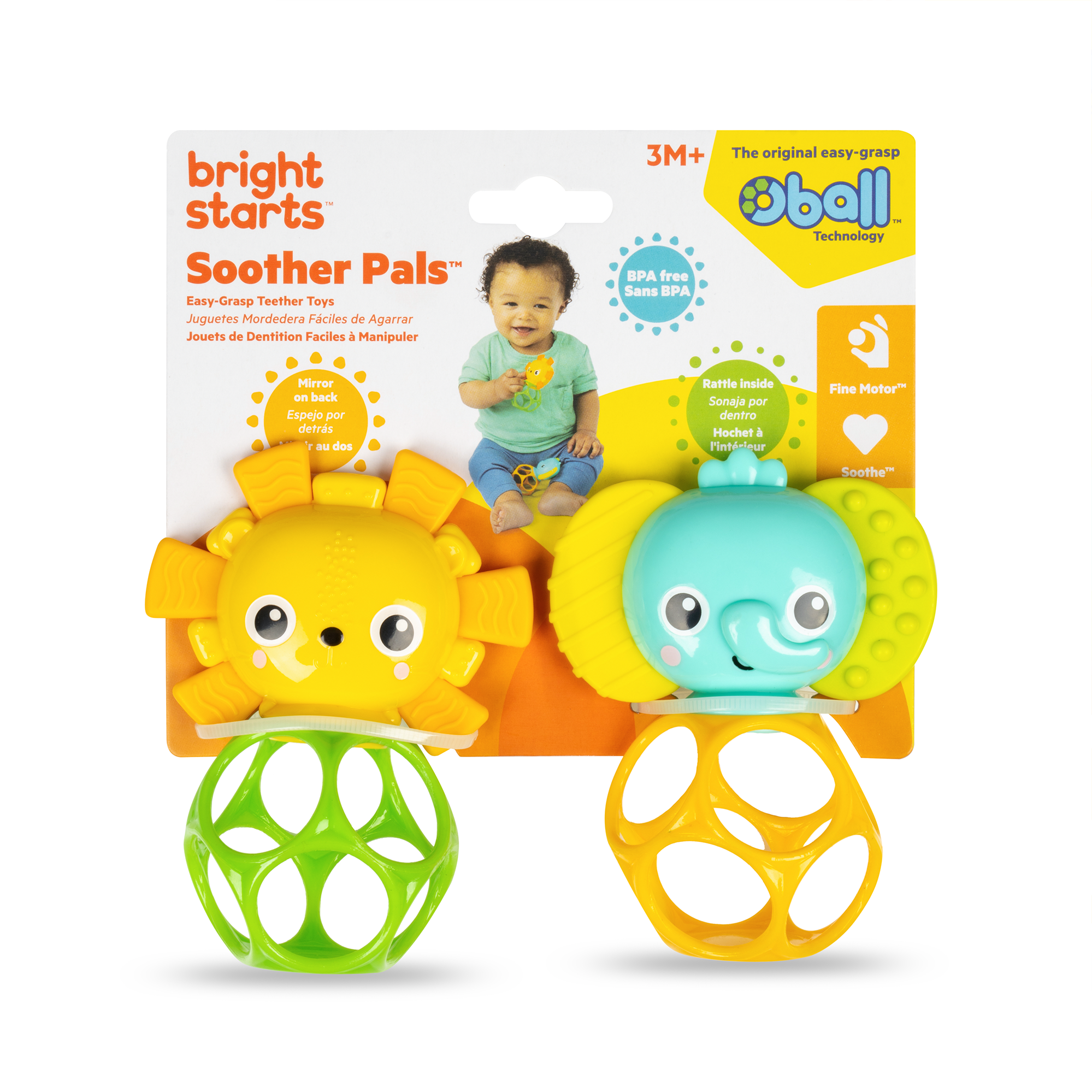 Rasseln & Greiflinge, BrightStarts, Mehrfarbig – Produktansicht