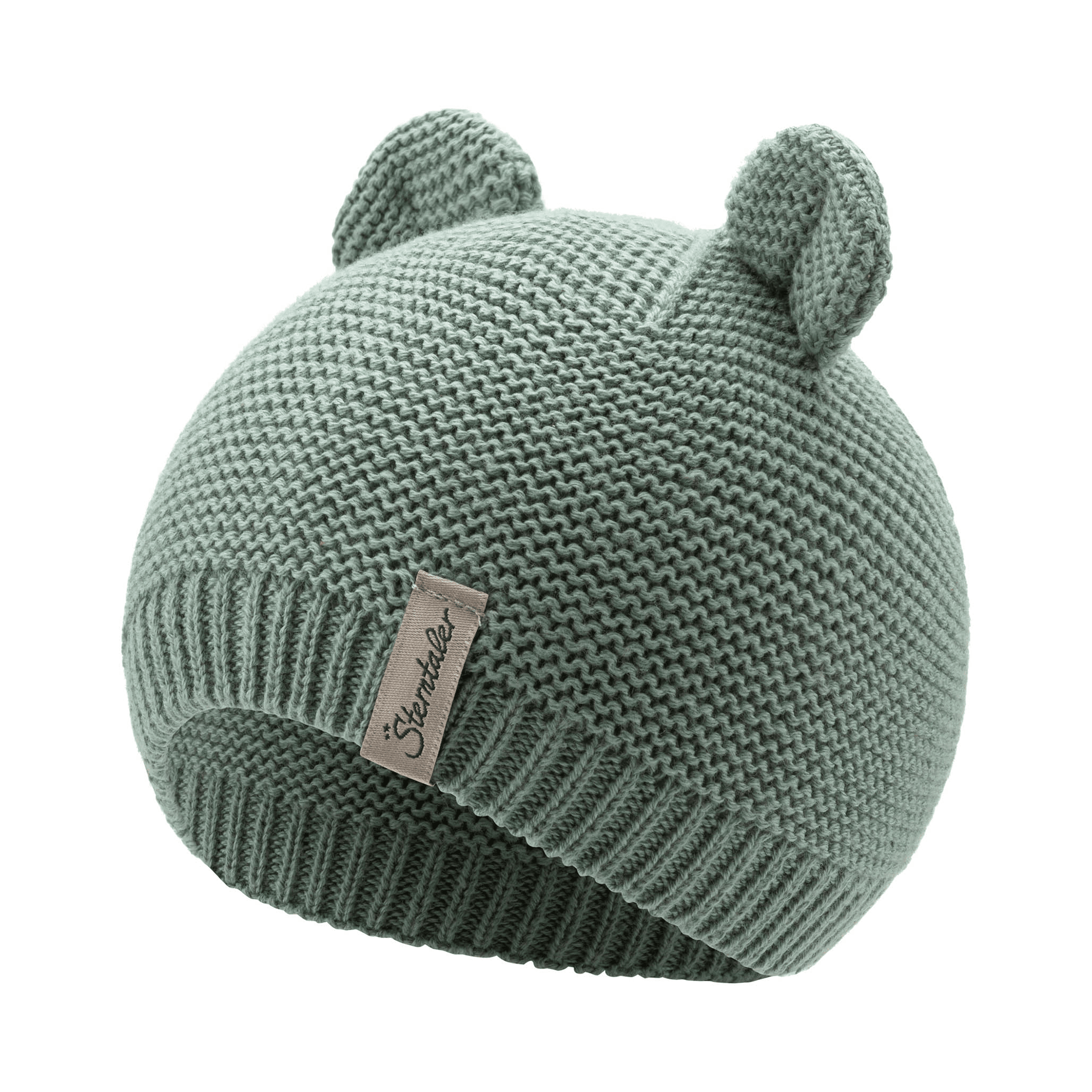 Strickmützen, Sterntaler, Grün – Besonderheit: GOTS zertifiziert