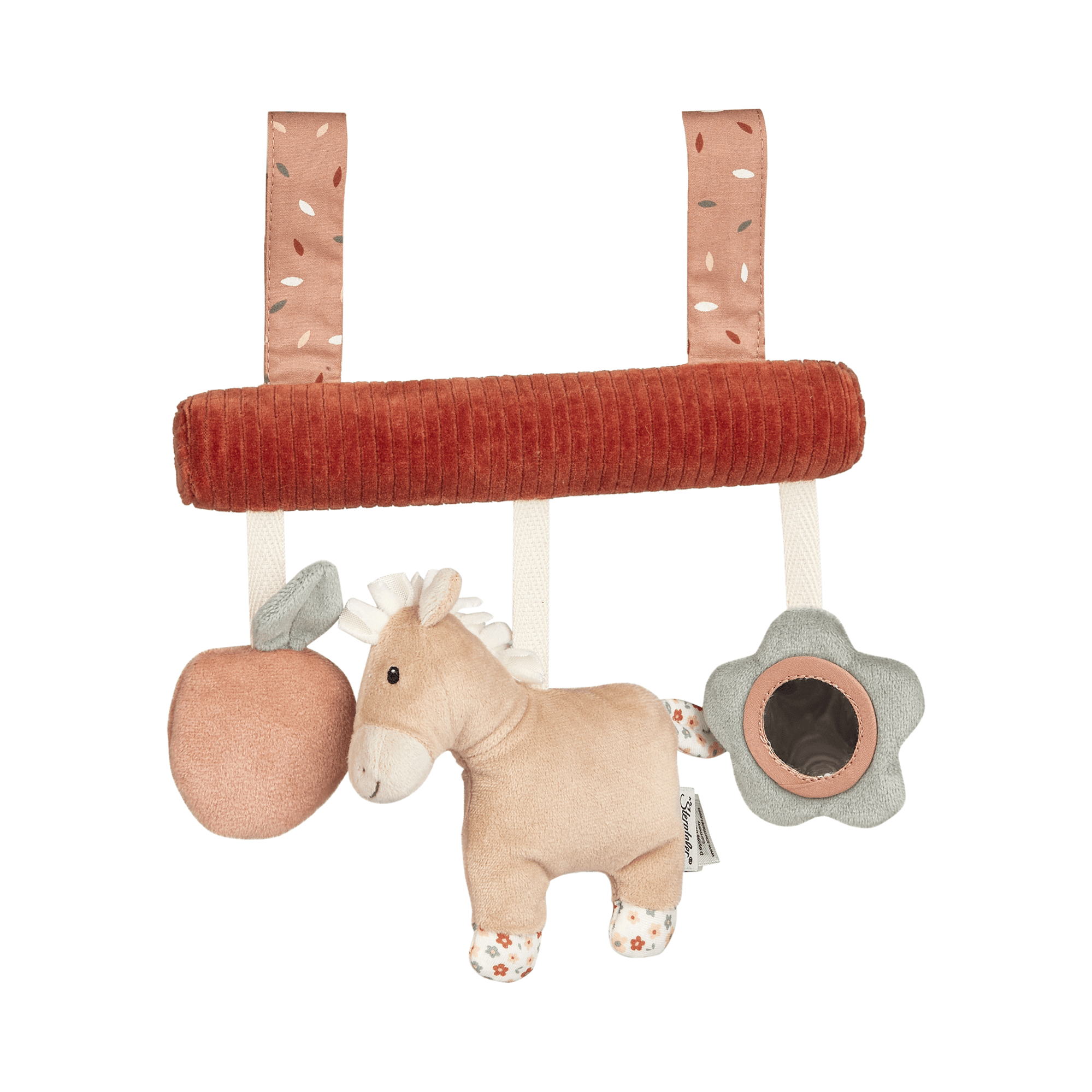 Kinderwagenketten, Sterntaler, Rot – Besonderheit: aus mindestens 65% Baumwolle