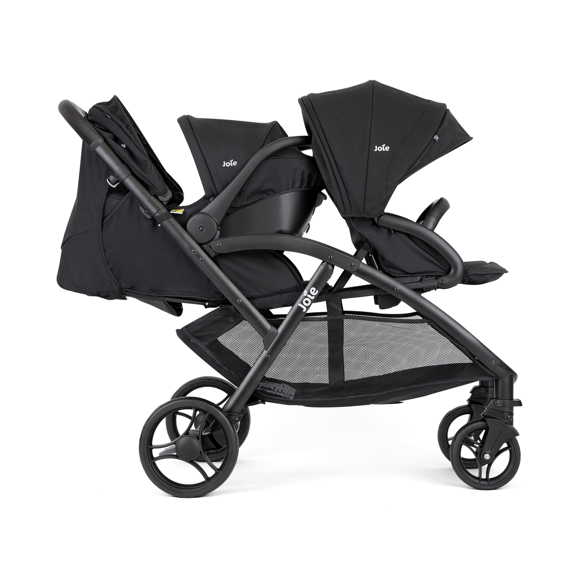 Zwillingswagen & Geschwisterwagen, Joie, Schwarz – Produktansicht