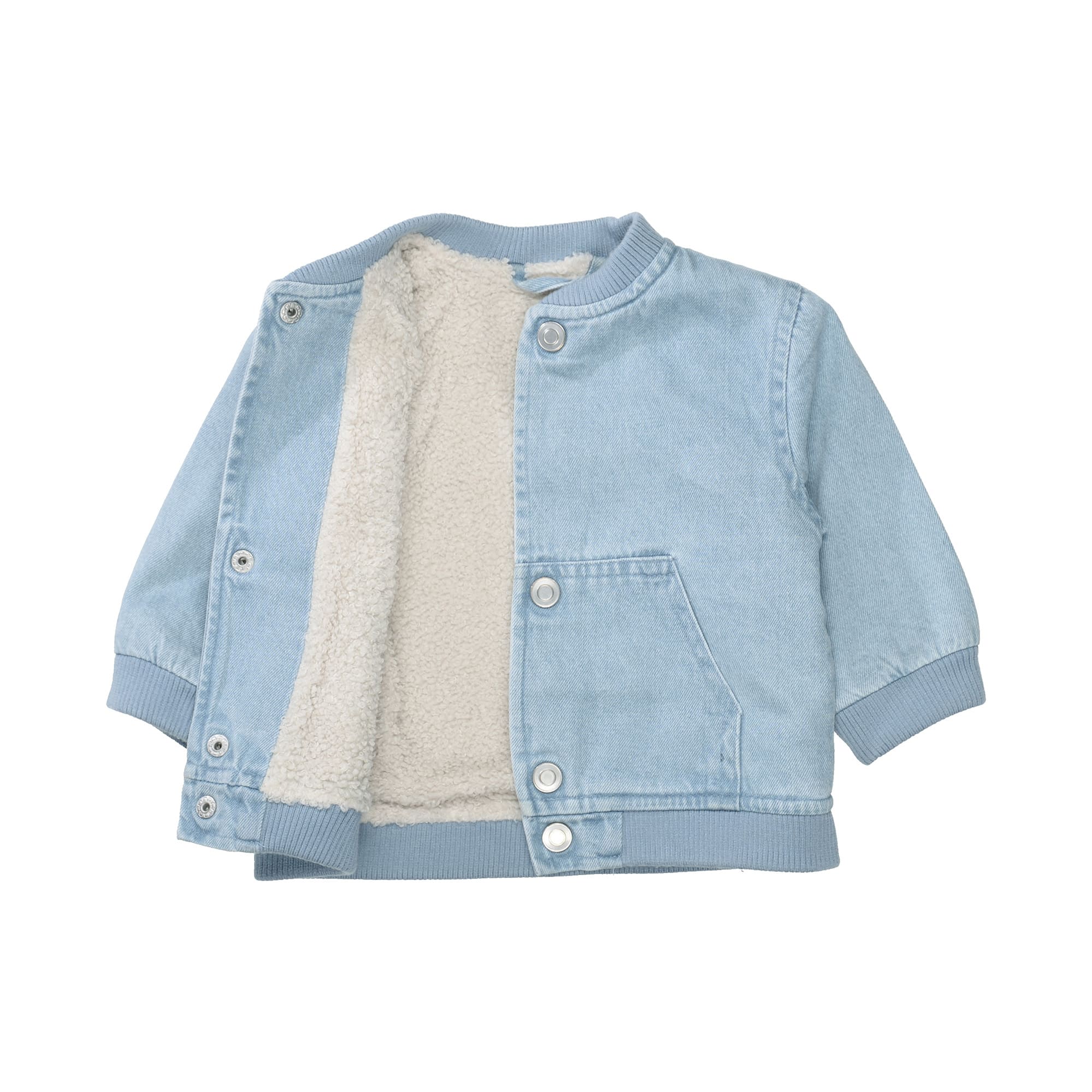 Jacken, STACCATO, Blau – Besonderheit: aus 100% Baumwolle