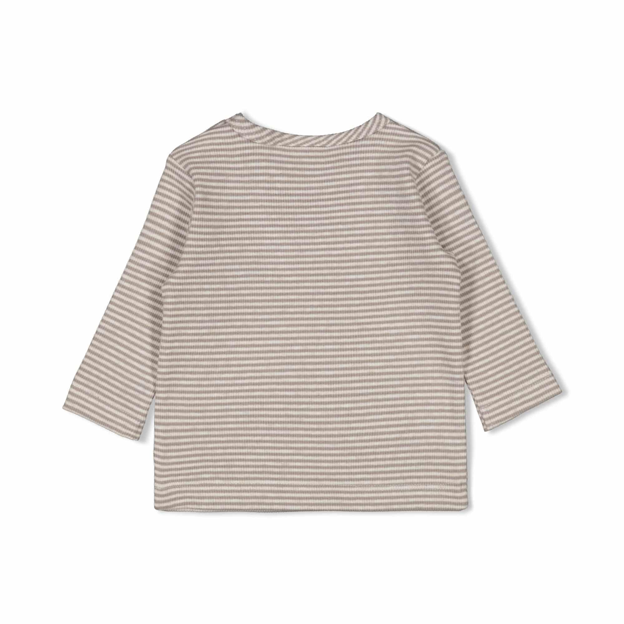 Langarmshirts, FEETJE, Grau – Besonderheit: aus 95% Baumwolle